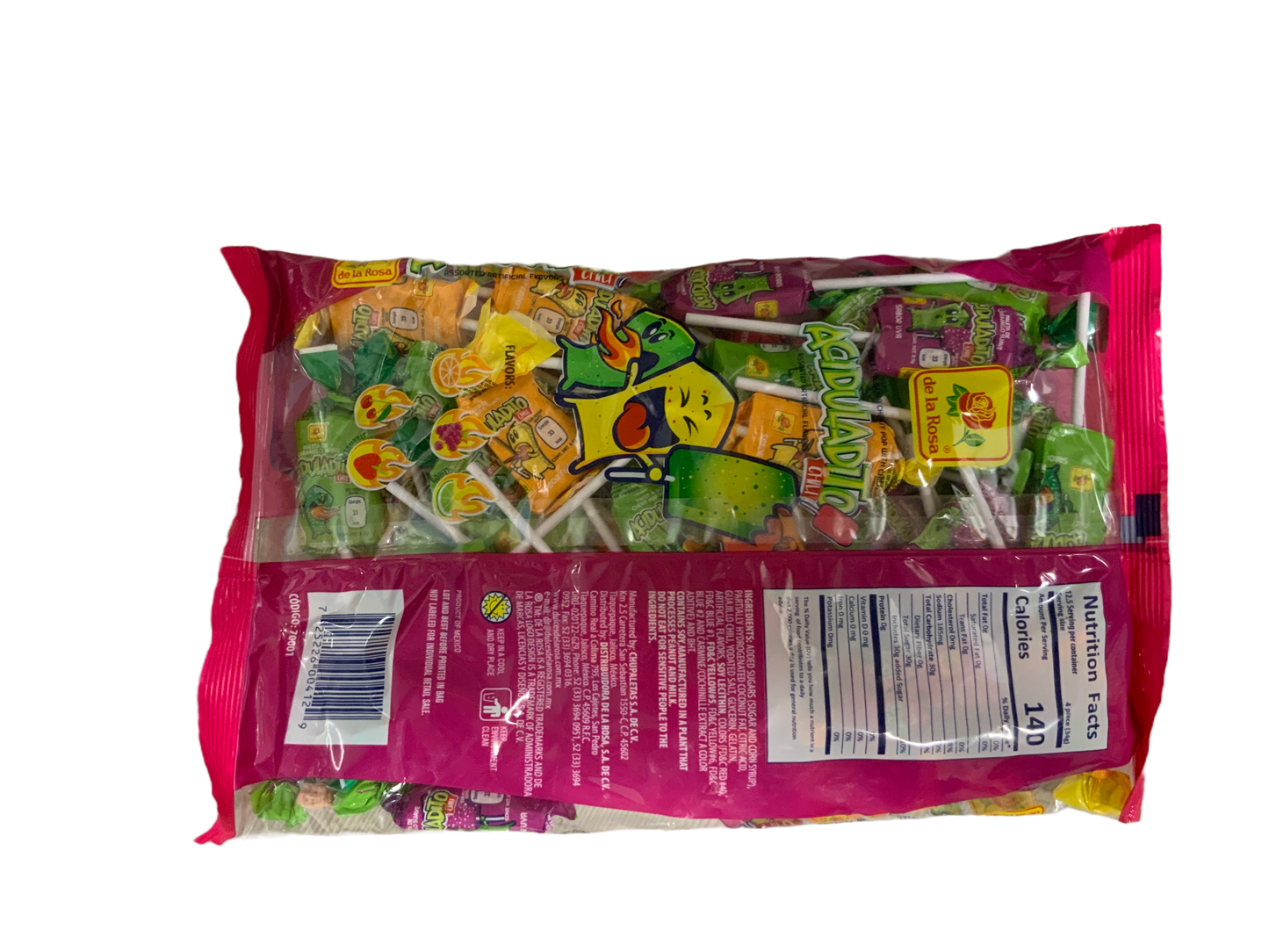 De La Rosa - Aciduladito with Chili Pop 50pc 425g