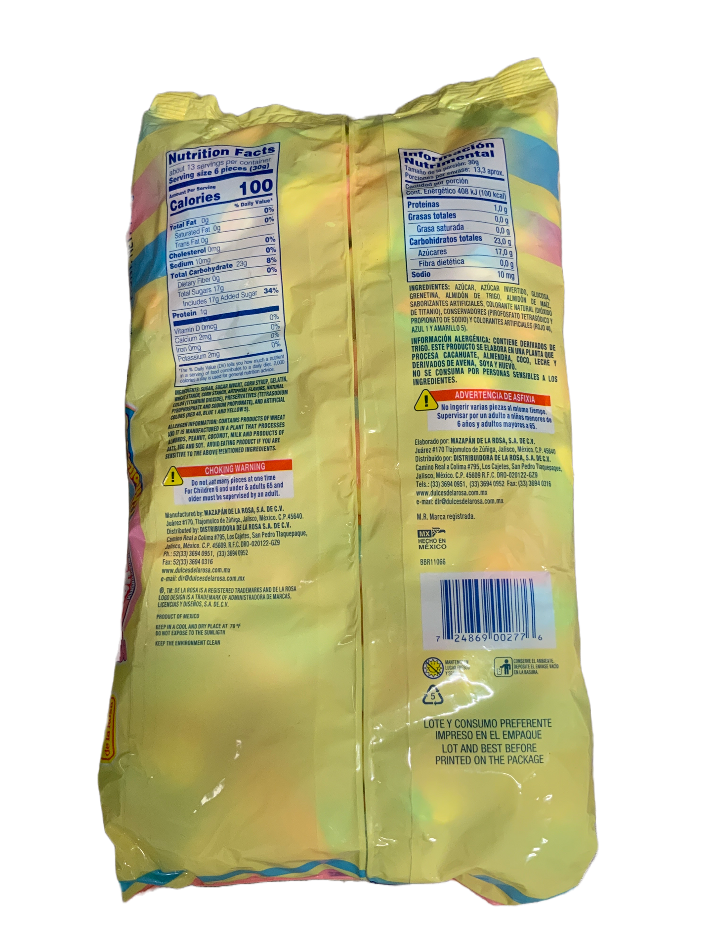 De La Rosa - Enrollados Malaviscos Bianchi Marshmallows 400g