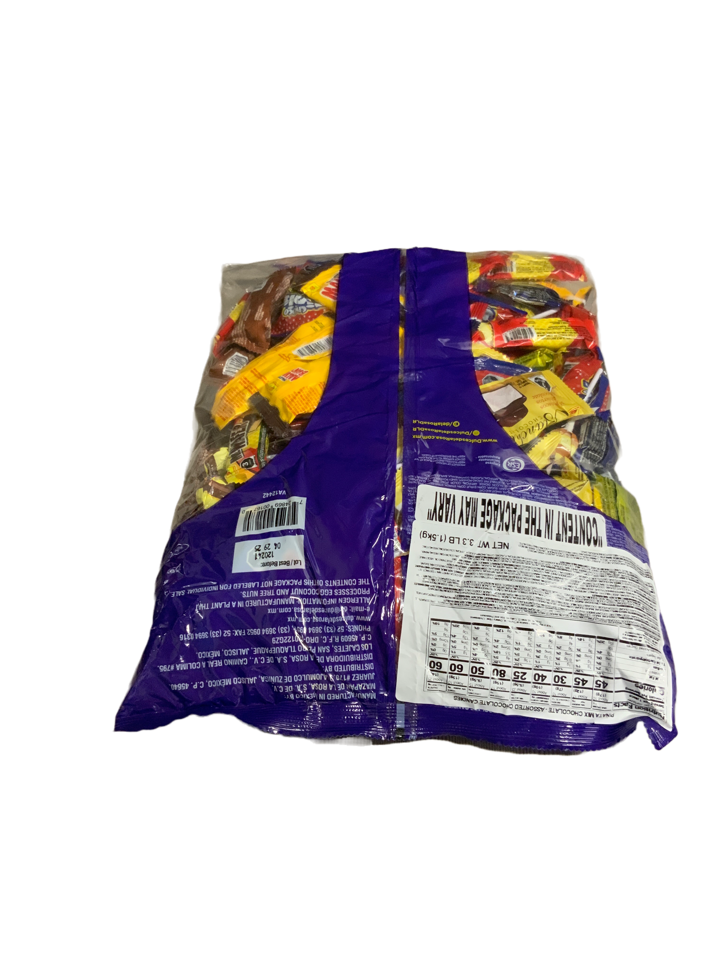 De La Rosa - Pinata Mix Chcolate 3.3LB