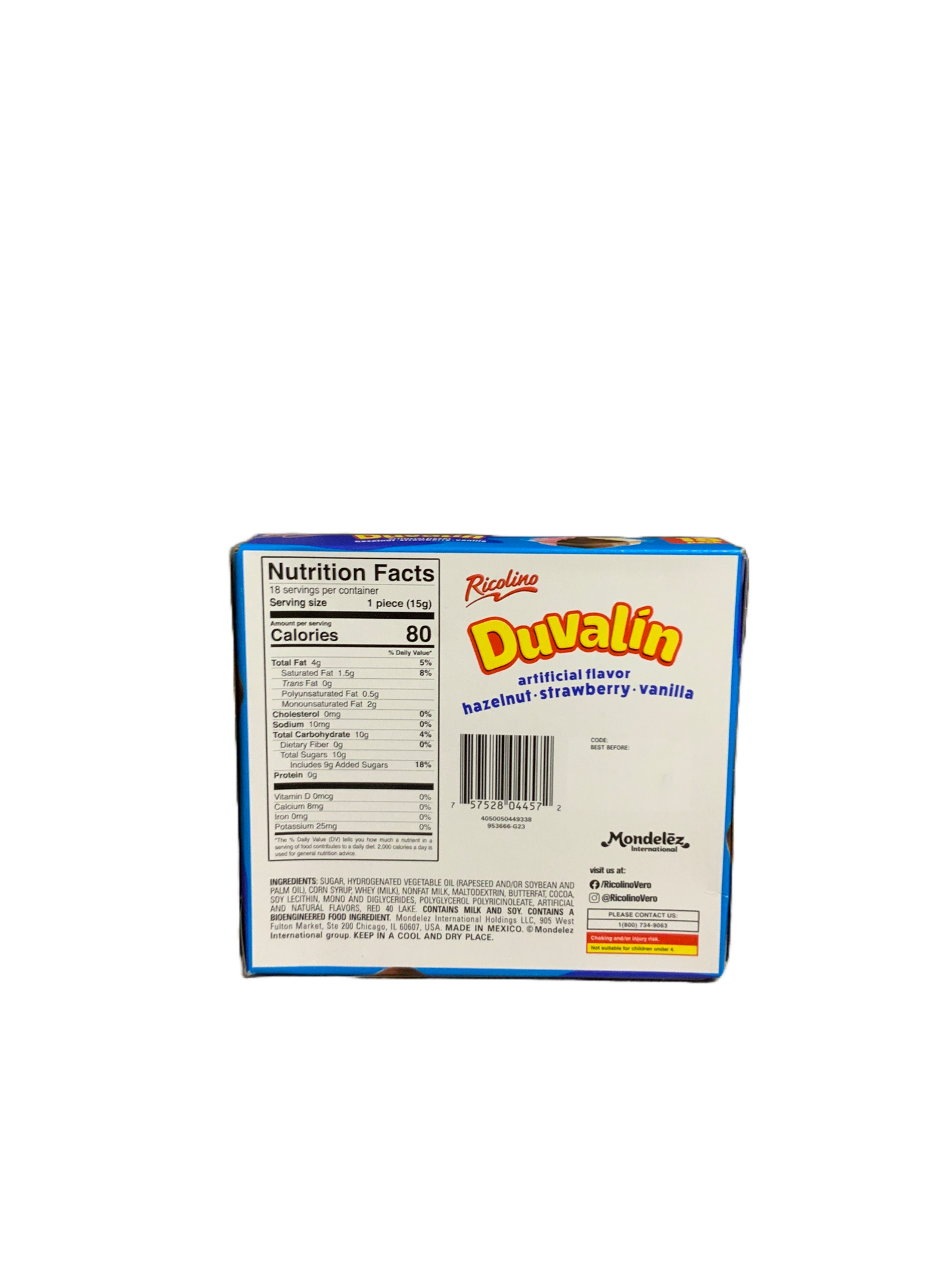Ricolino - Duvalin Trio Flavor 18ct 270g