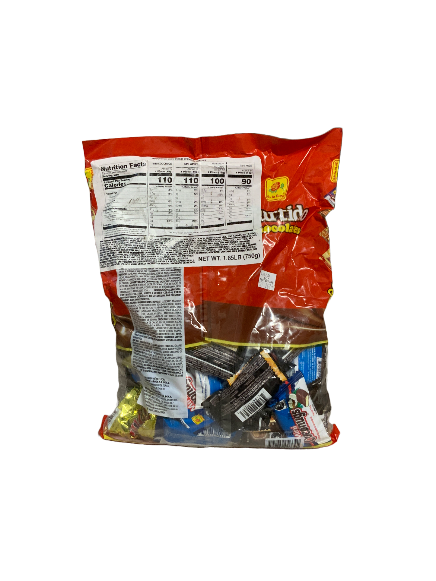 De La Rosa - Surtido de Chococlates 50 pc 750g