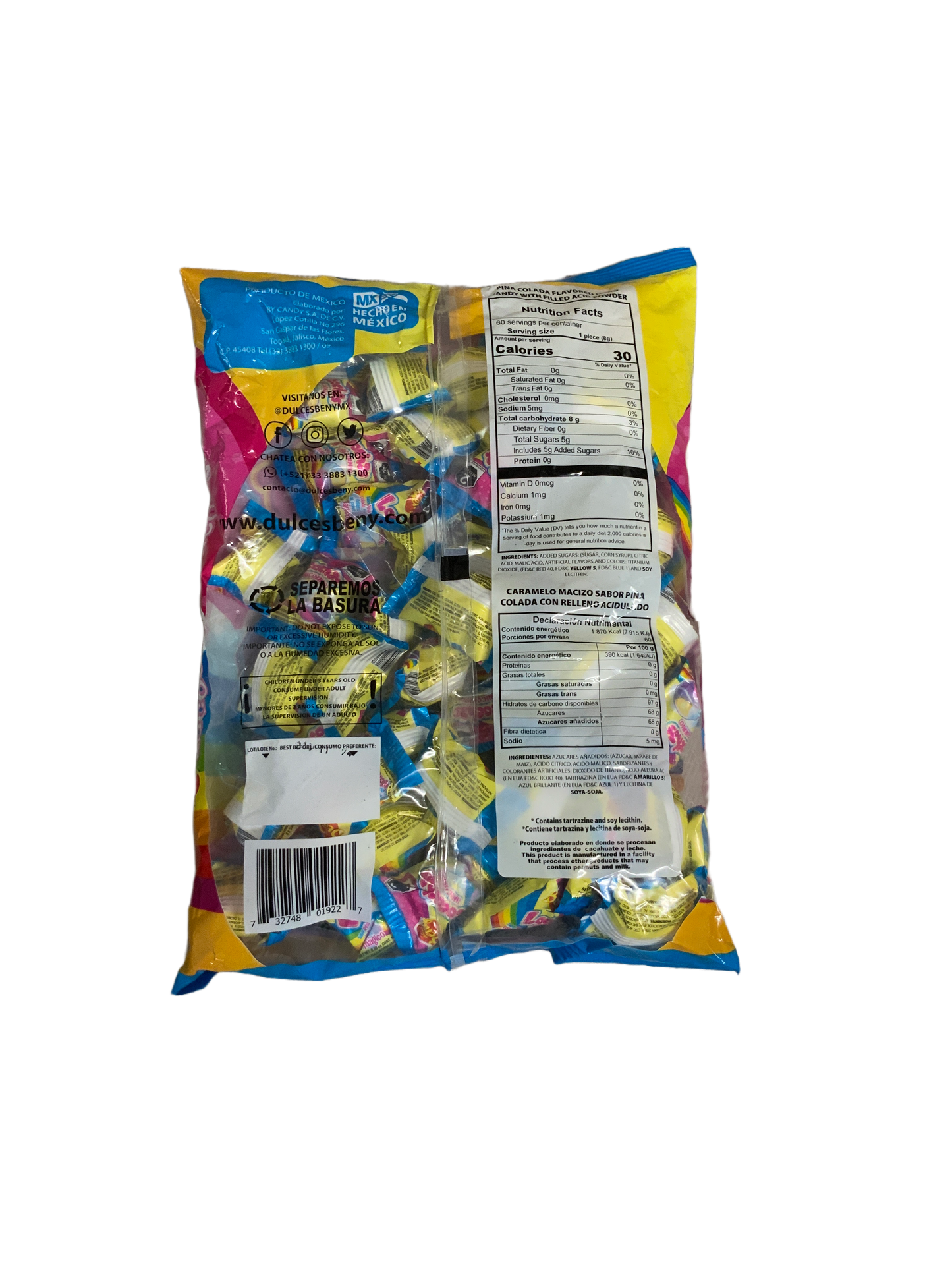 Beny - Locochas Unicornio 60 pc 480g