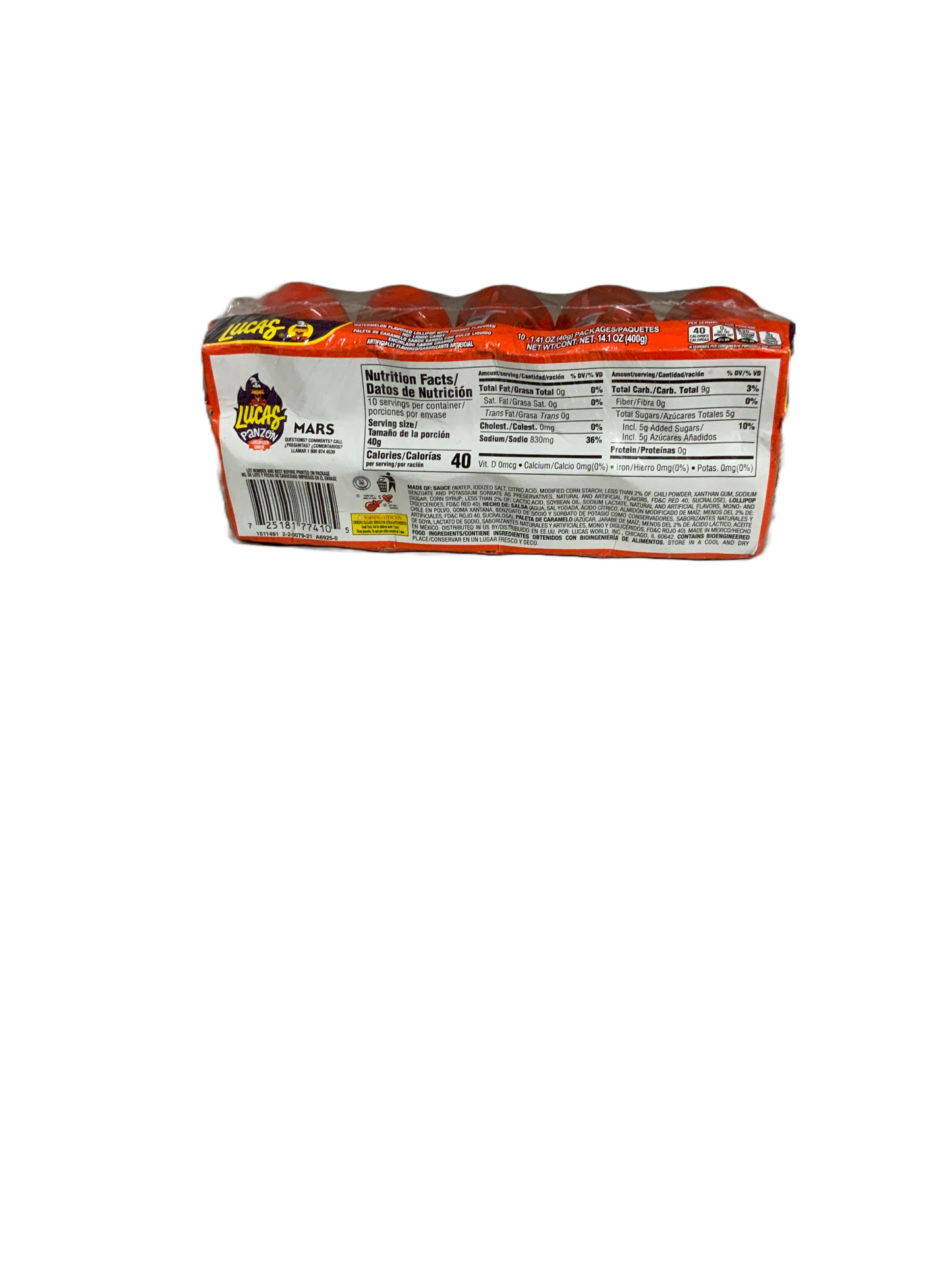 Lucas - Panzon Watermelon 10 pc 400g