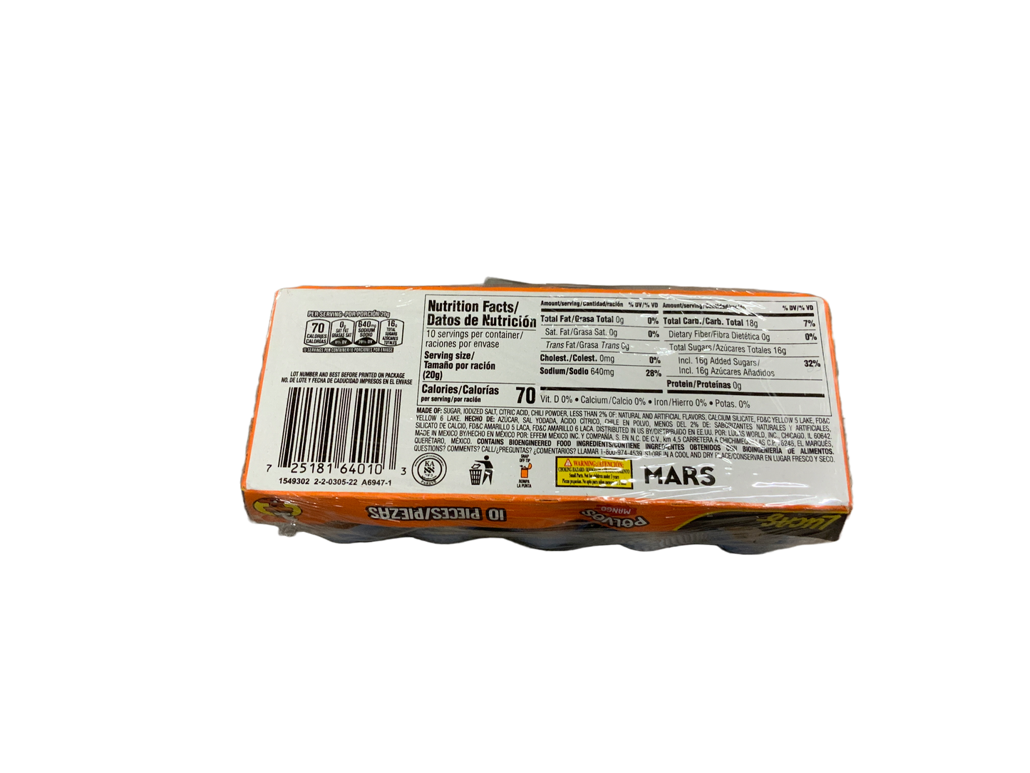 Lucas - Polvos Sandia 10 ct 20g
