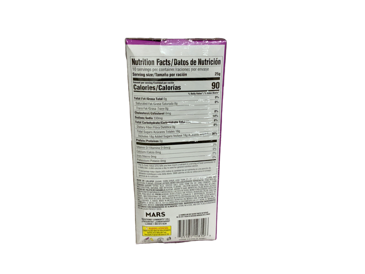 Lucas - Muecas Chamoy 10 pc 25g