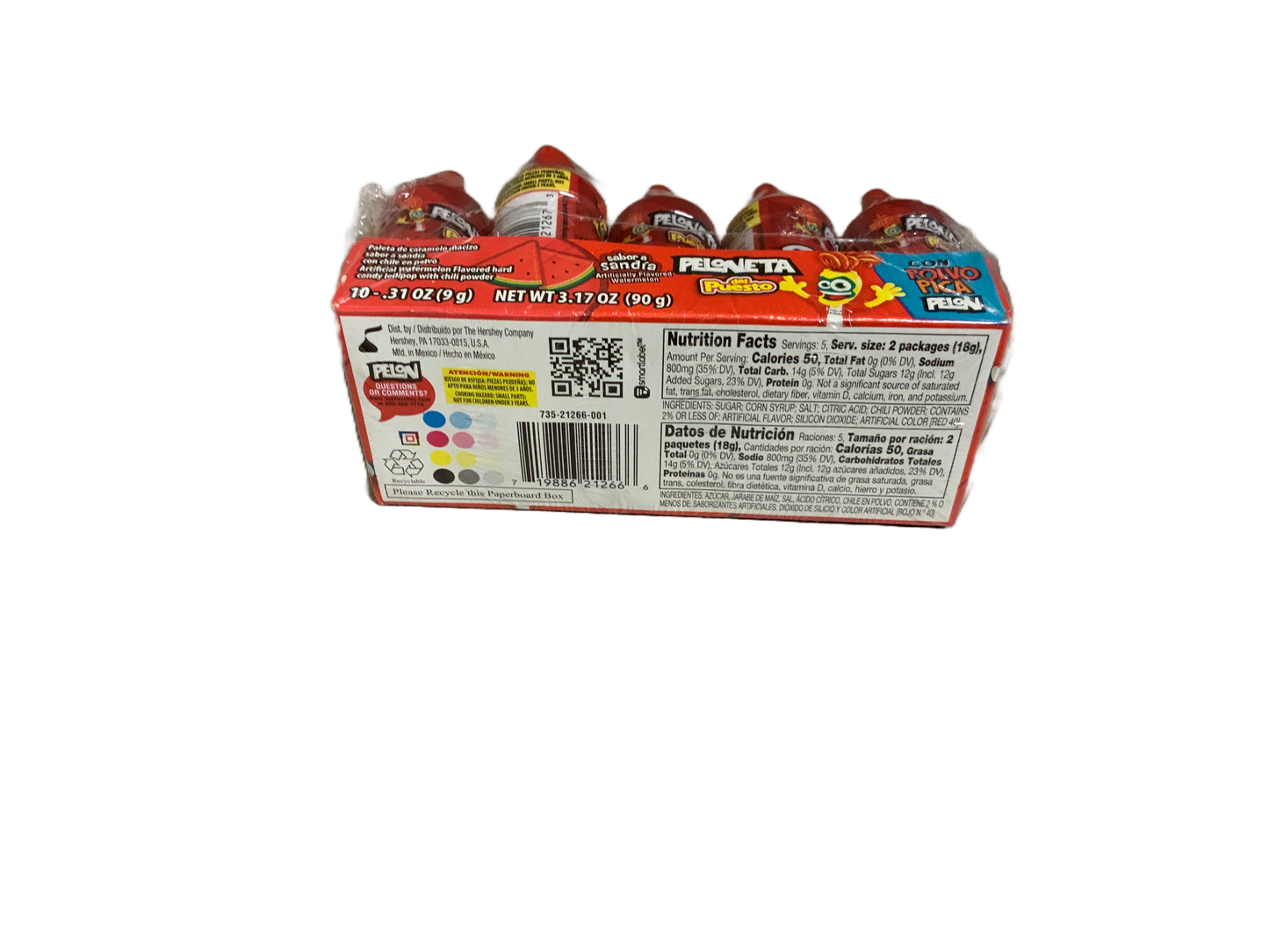 Pelon - Peloneta del Puesto Sabor Sandia 10 ct 0.31 g