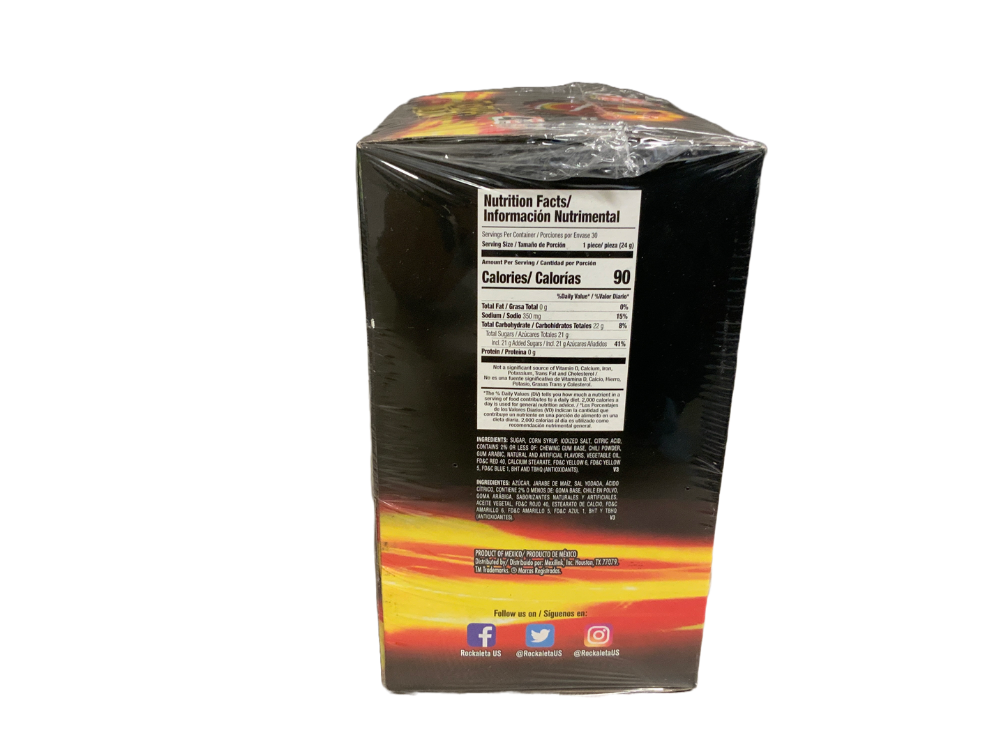 Sonrics - Rockaleta Lollipop 30ct 0.84 oz