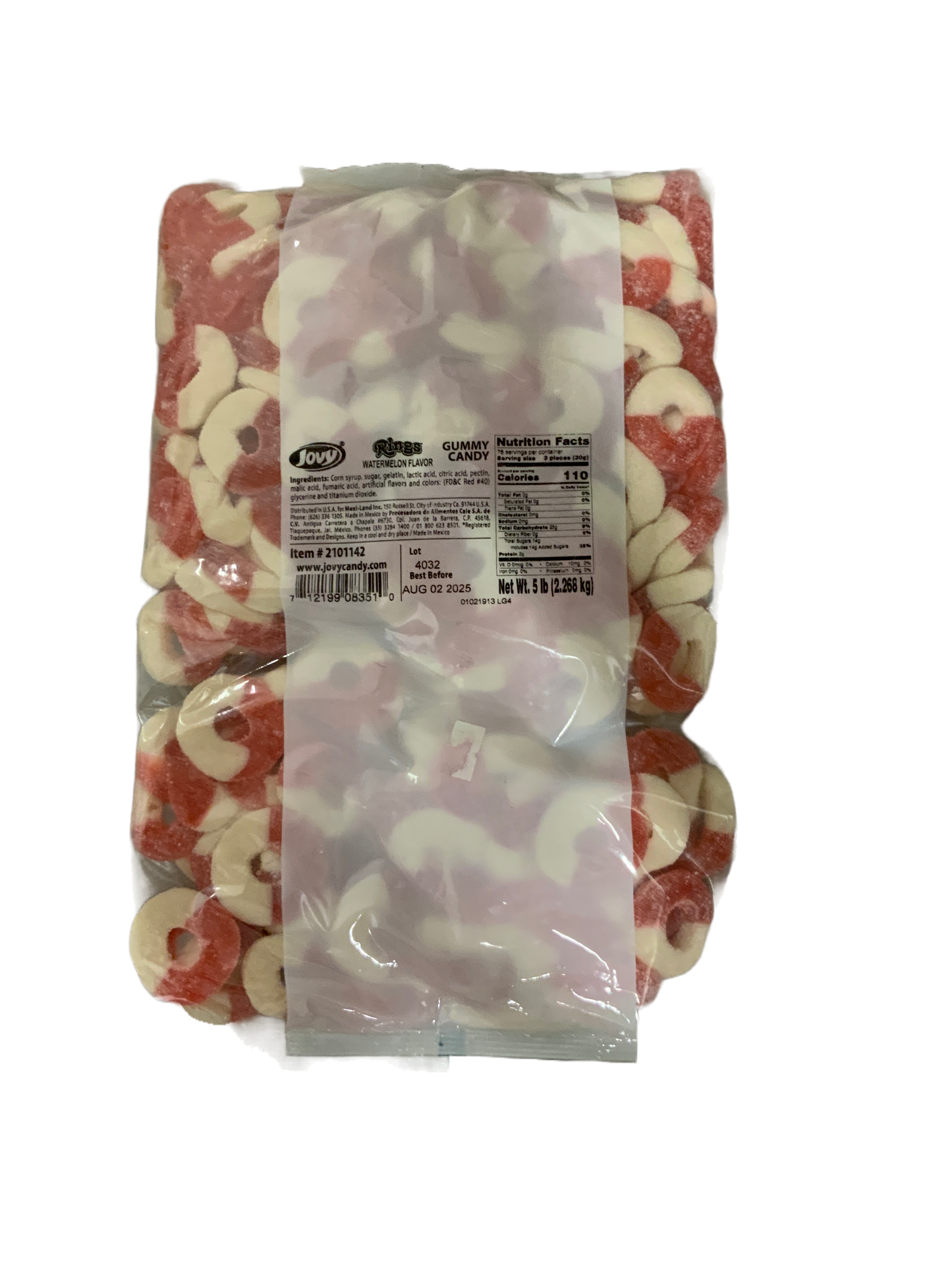 Jovy - Watermelon Flavor Ring 5 Lbs
