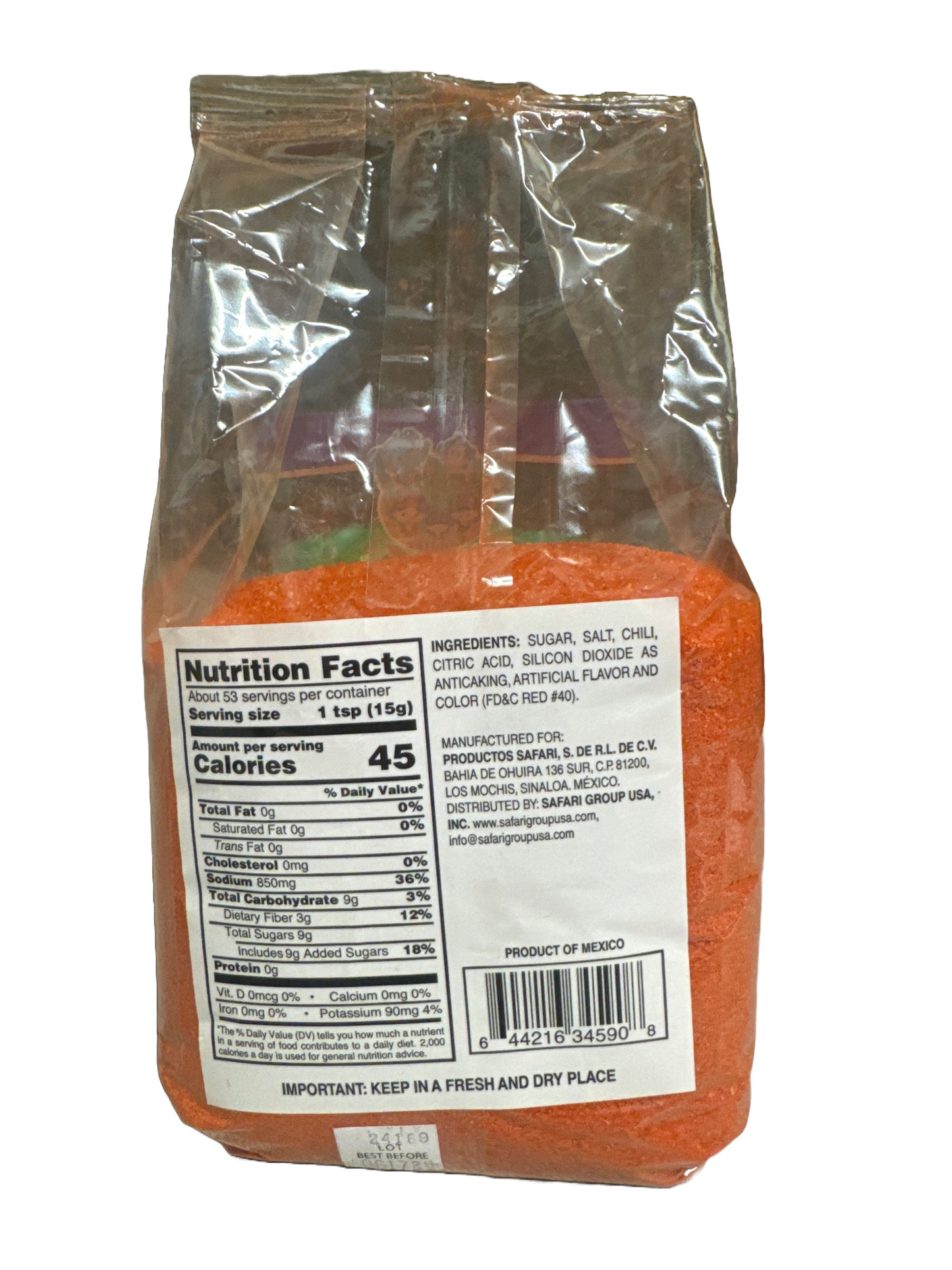 Safari Changuipolvo Chamoy: 800g