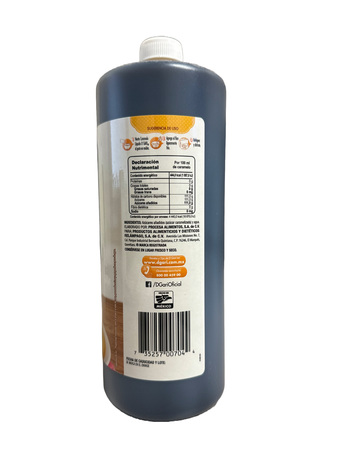 D’Gari Caramelo Liquid (Líquido): 1 Litro