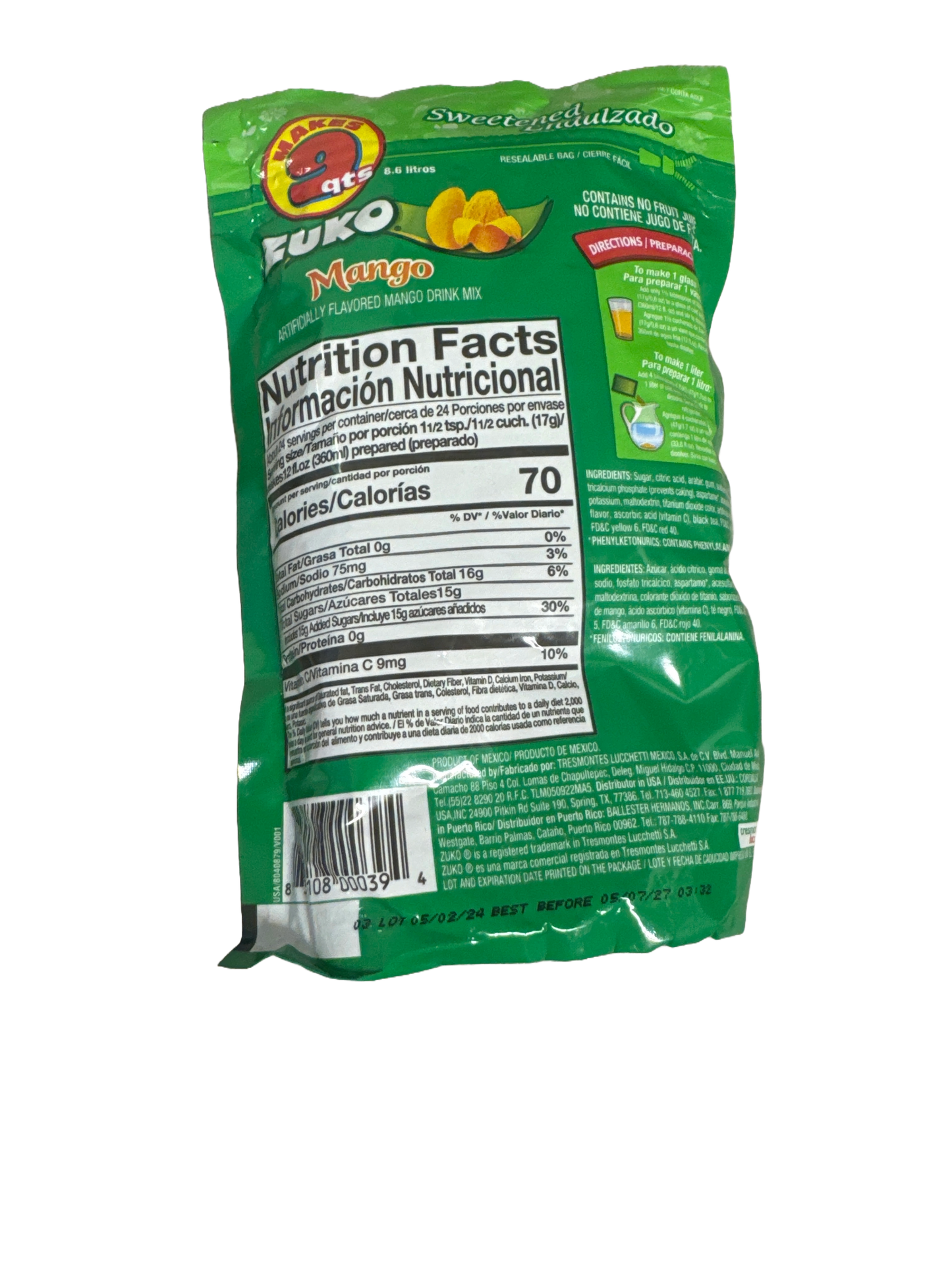 Zulo Mango: 400g