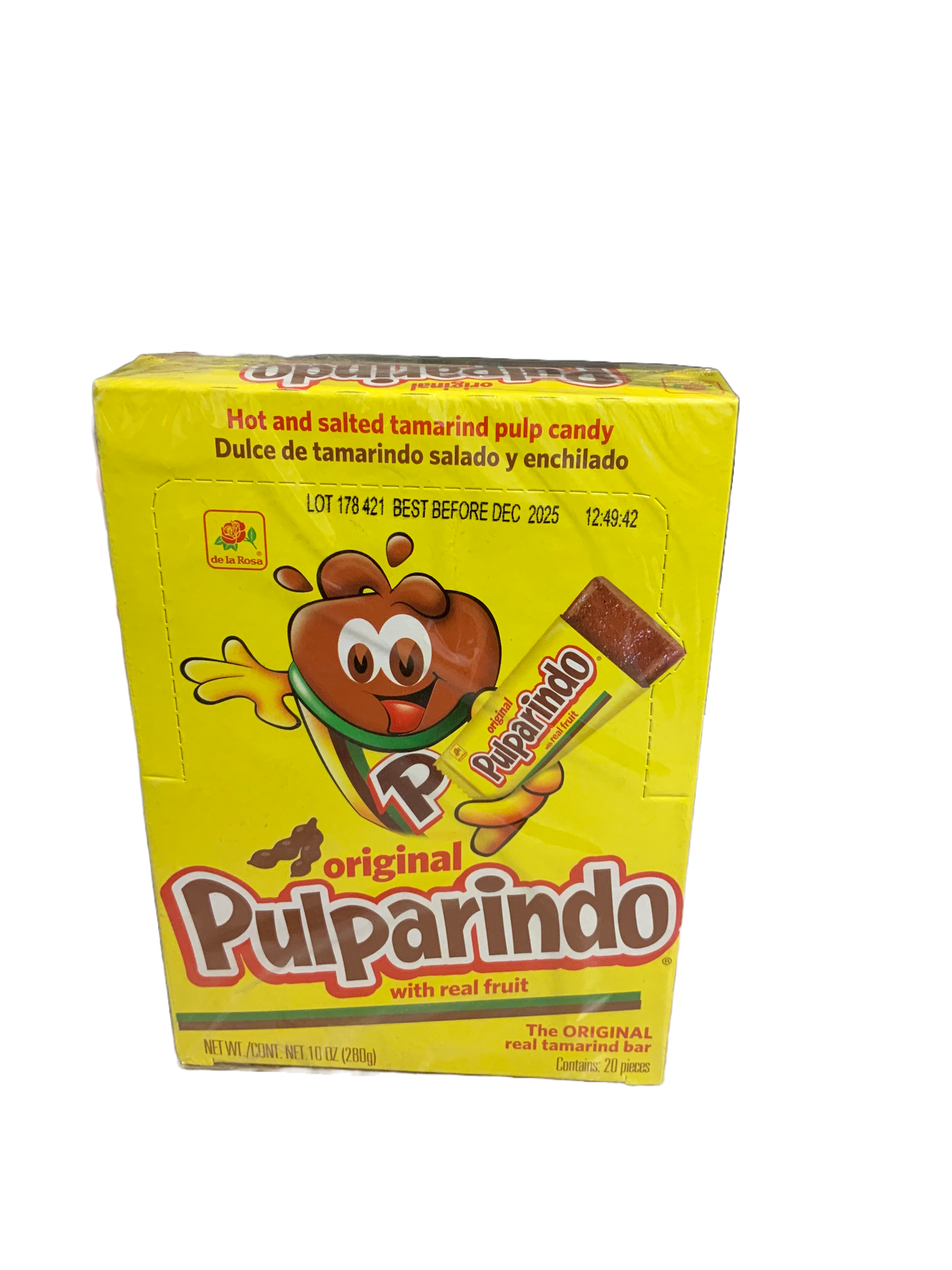 De La Rosa - Pulparindo Original Bar 20ct 280g