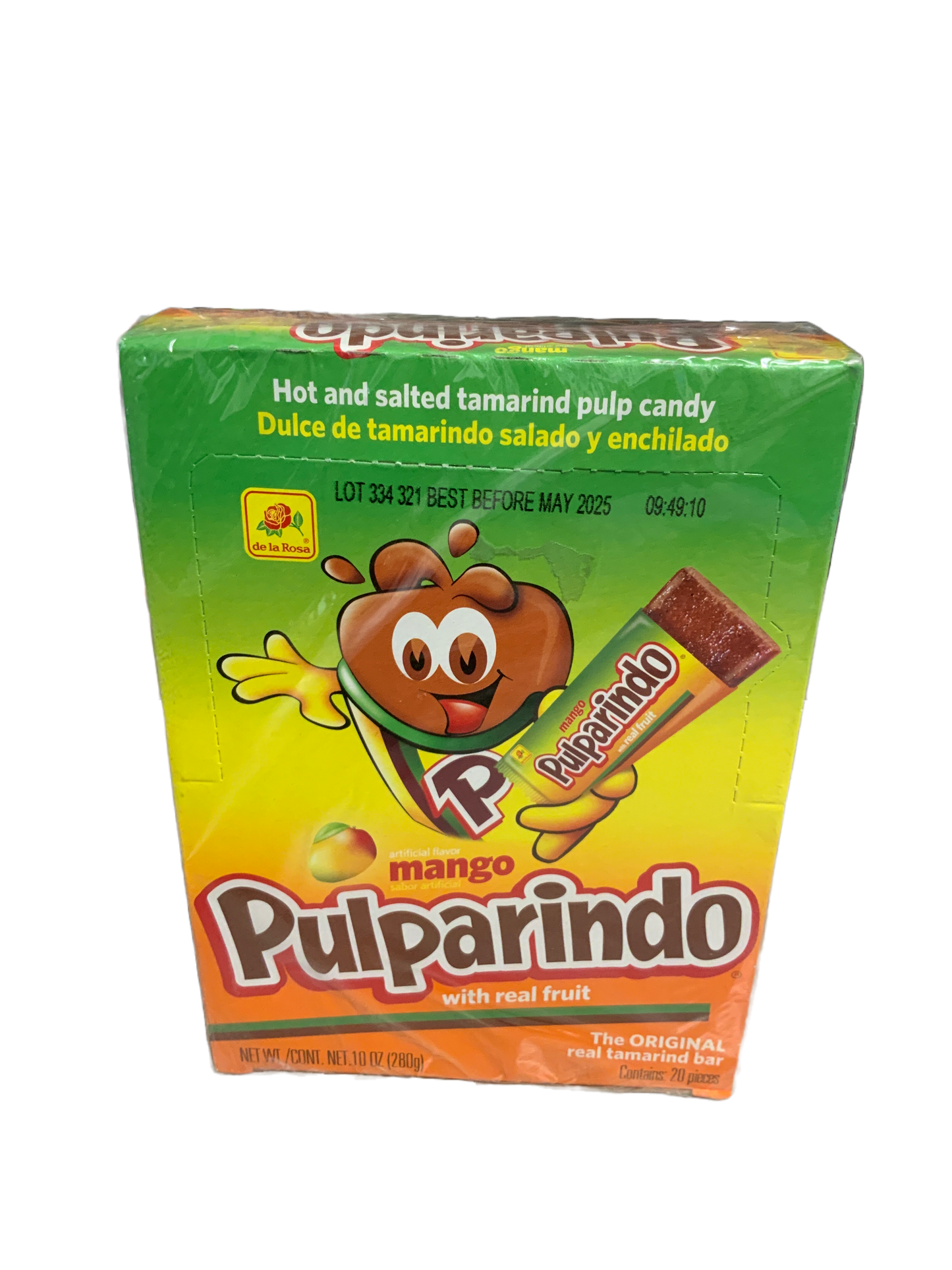 De La Rosa - Pulparindo Mango Flavored/Mango Bar 20ct 280g