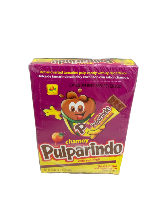 De La Rosa - Chamoy Apricot Pulparindo Bar 20 A ct 280g