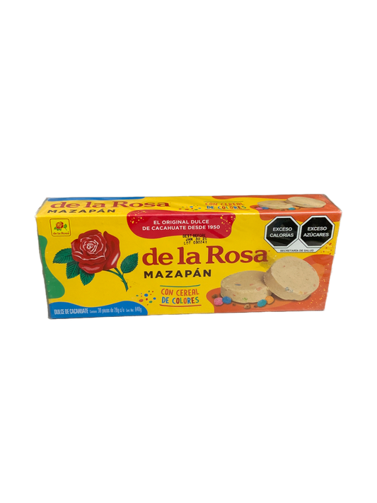 De La Rosa - Mazapan with colored cereal/Mazapan con cereal de colored 30ct 840g