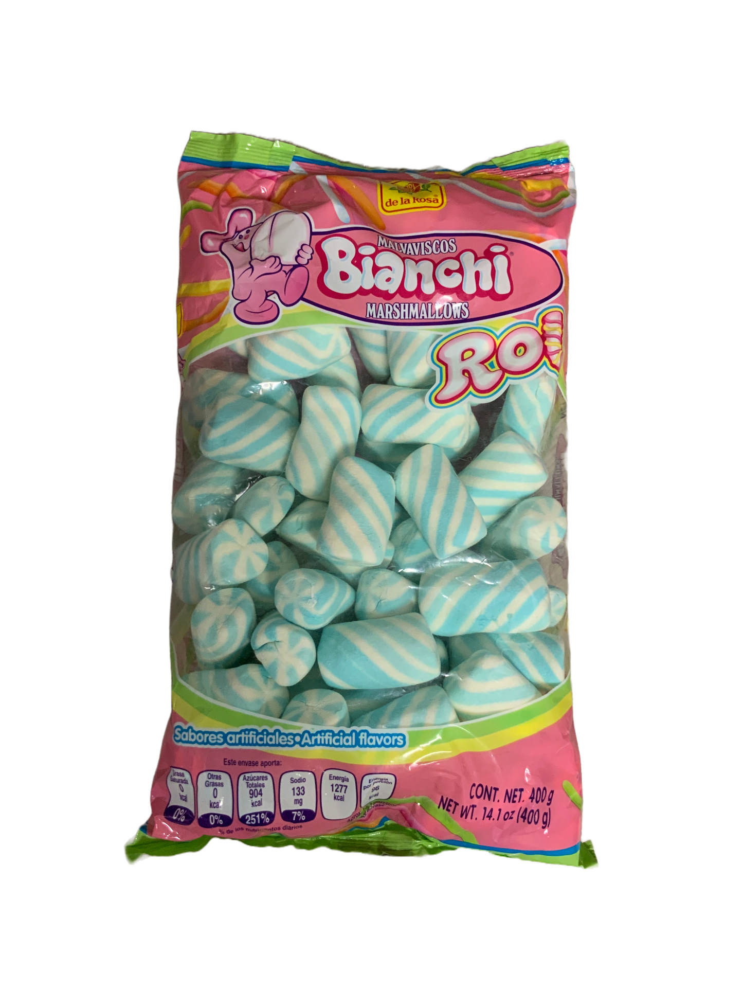 De La Rosa - Rol Blue Malaviscos Bianchi Marshmallows 400g