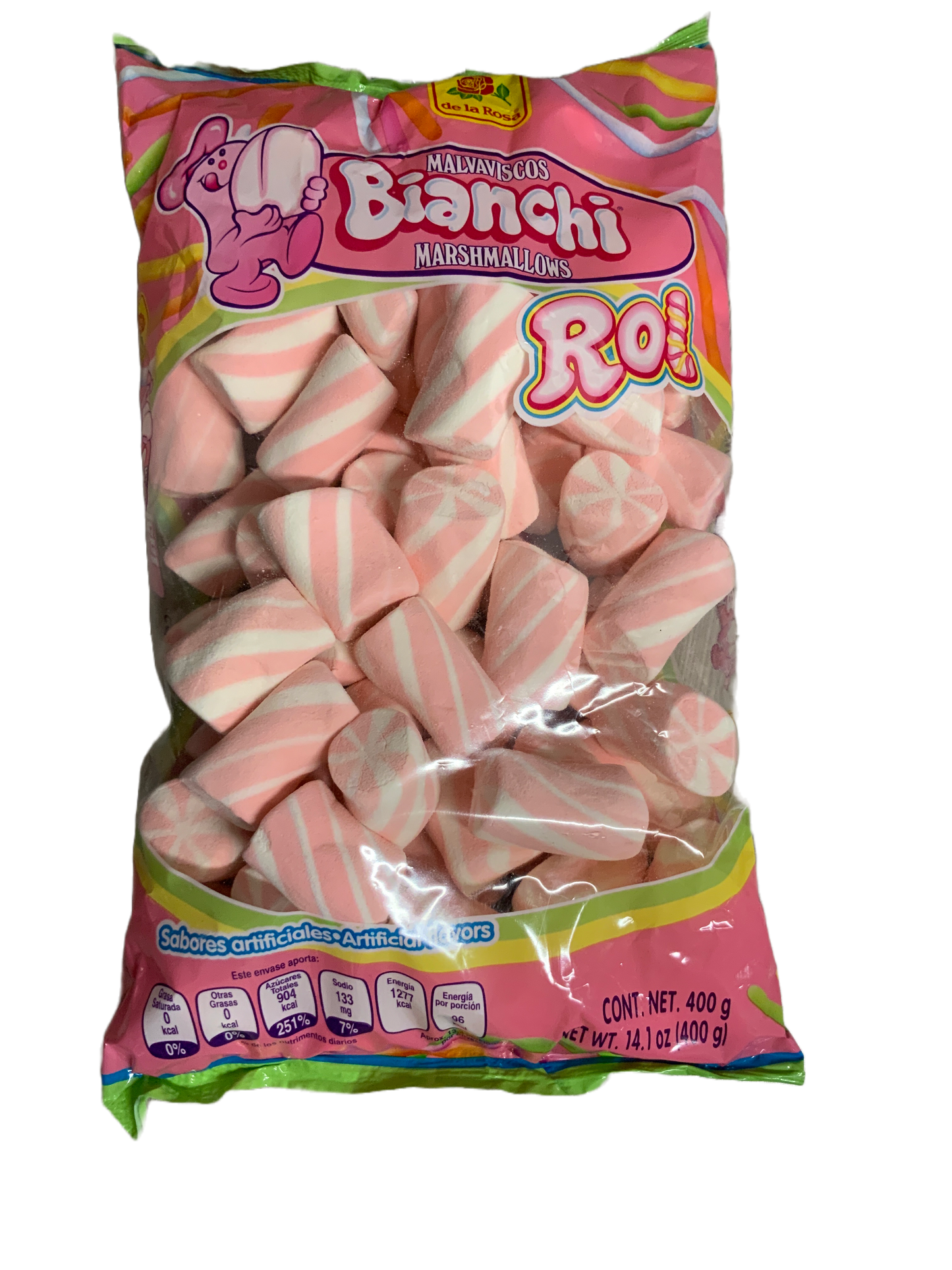 De La Rosa - Rol Pink Malaviscos Bianchi Marshmallows 400g