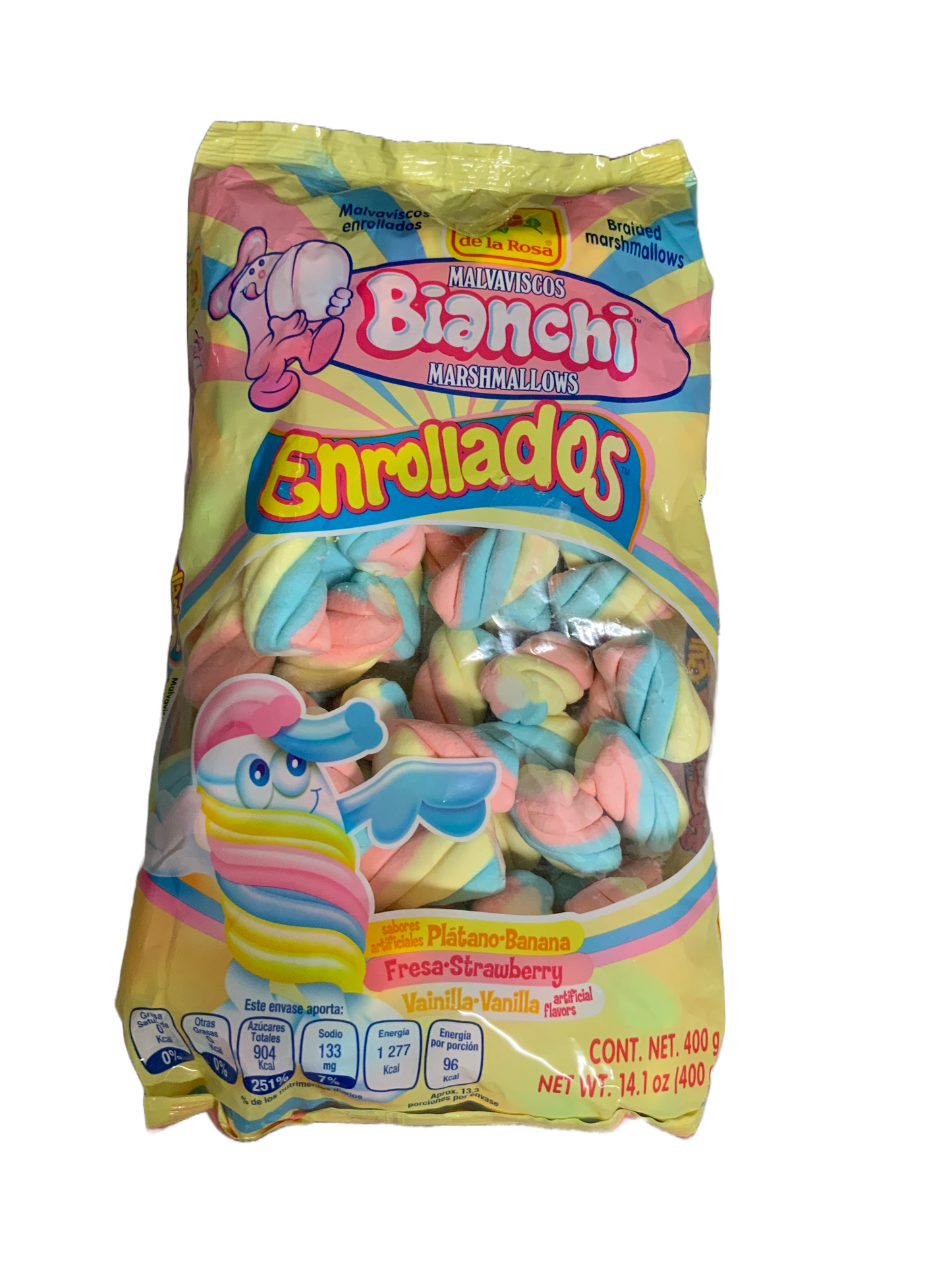 De La Rosa - Enrollados Malaviscos Bianchi Marshmallows 400g