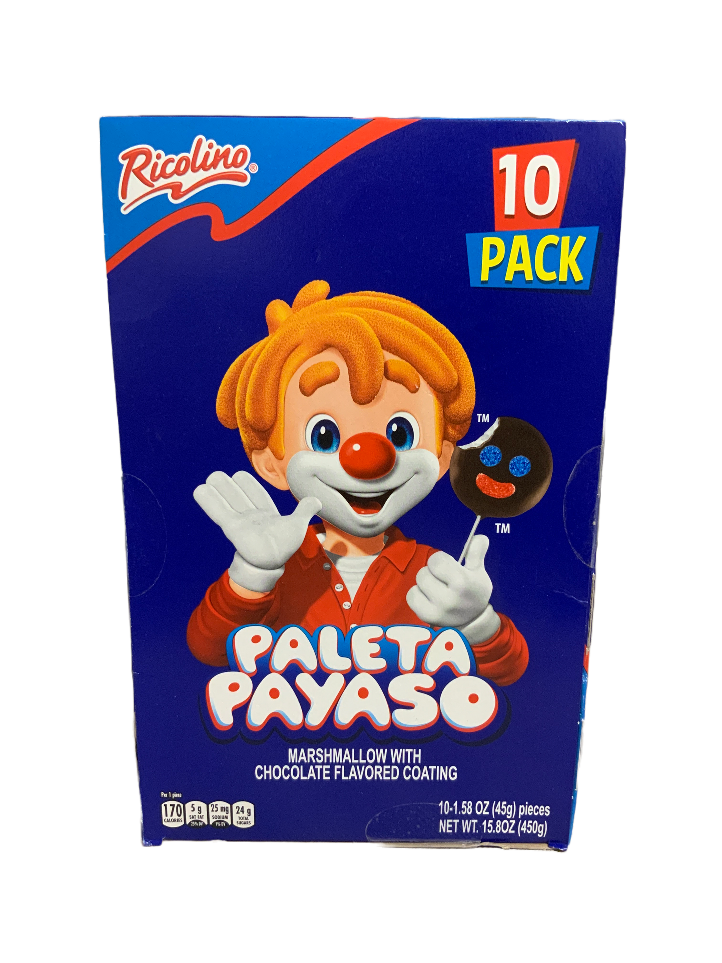 Ricolino - Paleta Payaso 10ct 450g