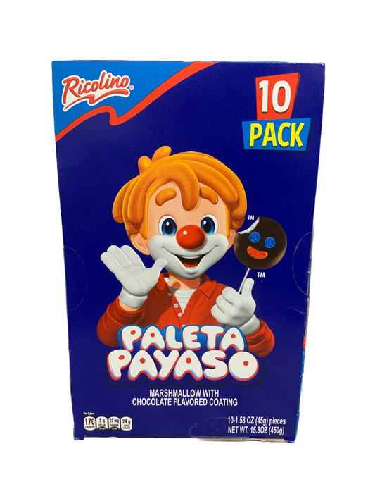 Ricolino - Paleta Payaso 10ct 450g