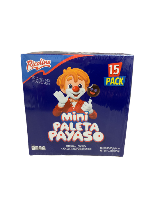 Ricolino - Mini Paleta Payaso 15ct 375g