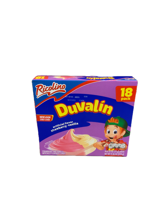 Ricolino - Davalin Strawberry and Vanilla 18ct 270g