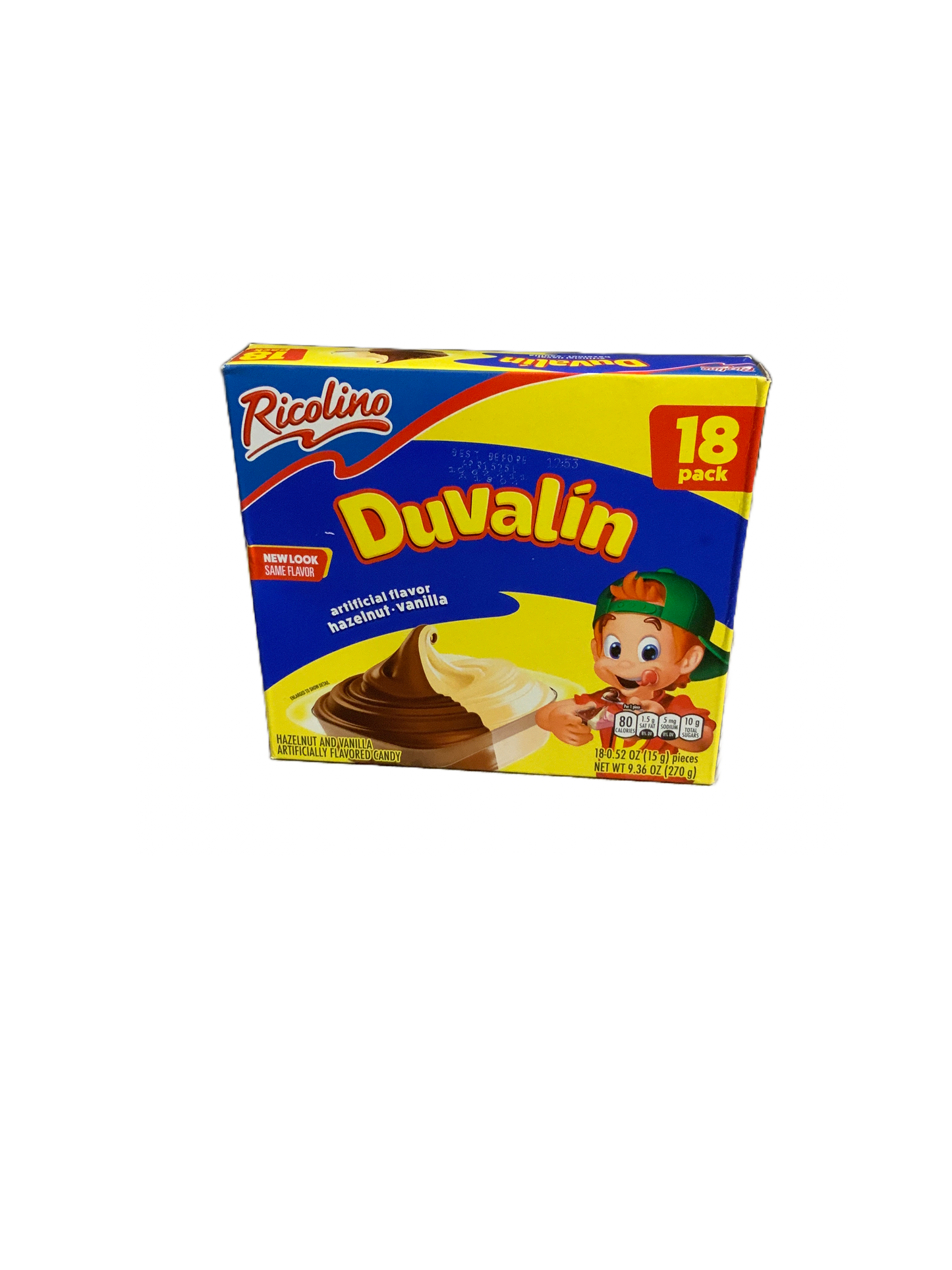 Ricolino - Duvalin Hazelnut and Vanilla 18ct 270g