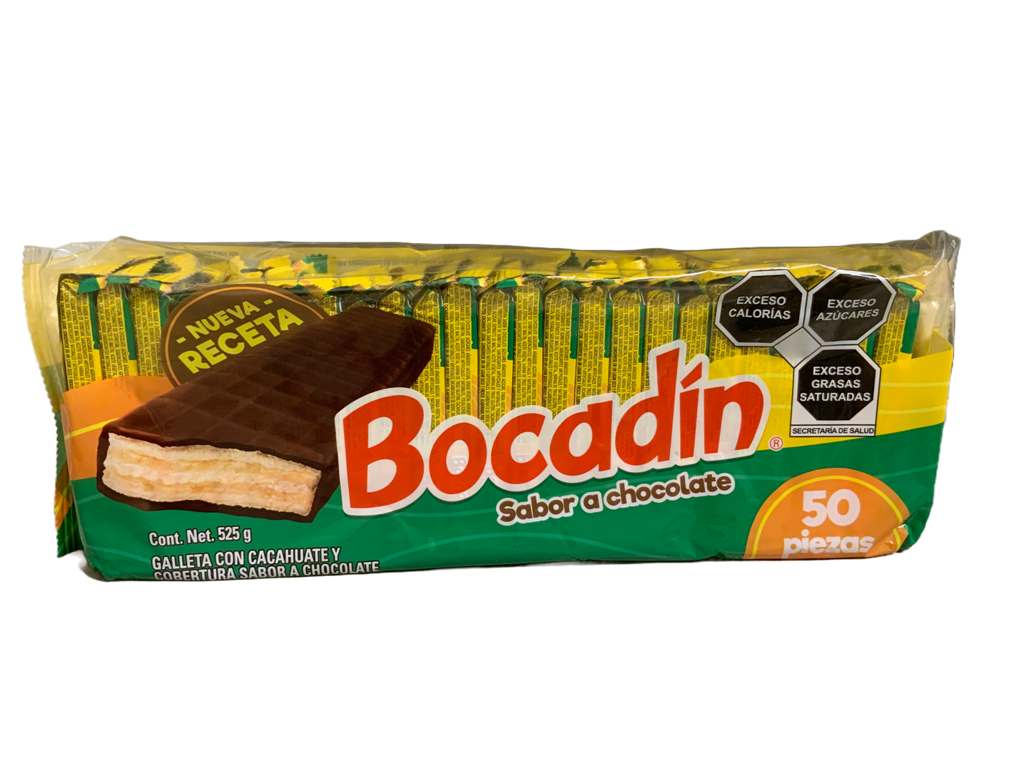 Bocadin - Sabor a Chocolate 50 pc 525g