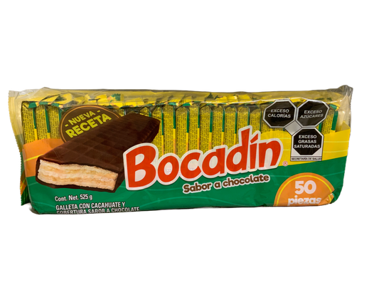 Bocadin - Sabor a Chocolate 50 pc 525g
