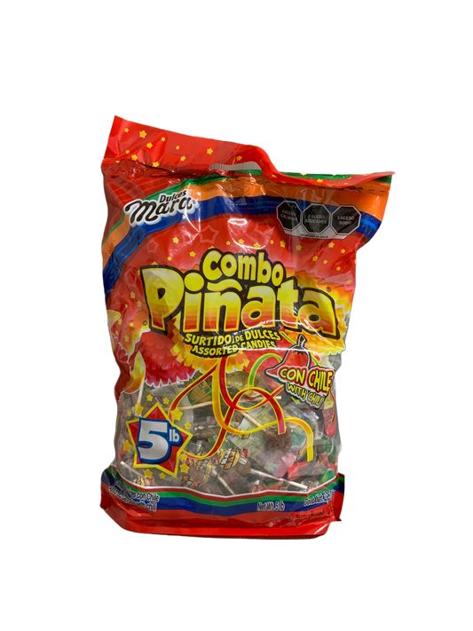 Mara - Combo Pinata Surtido de Dulces con Chile 5 Lbs