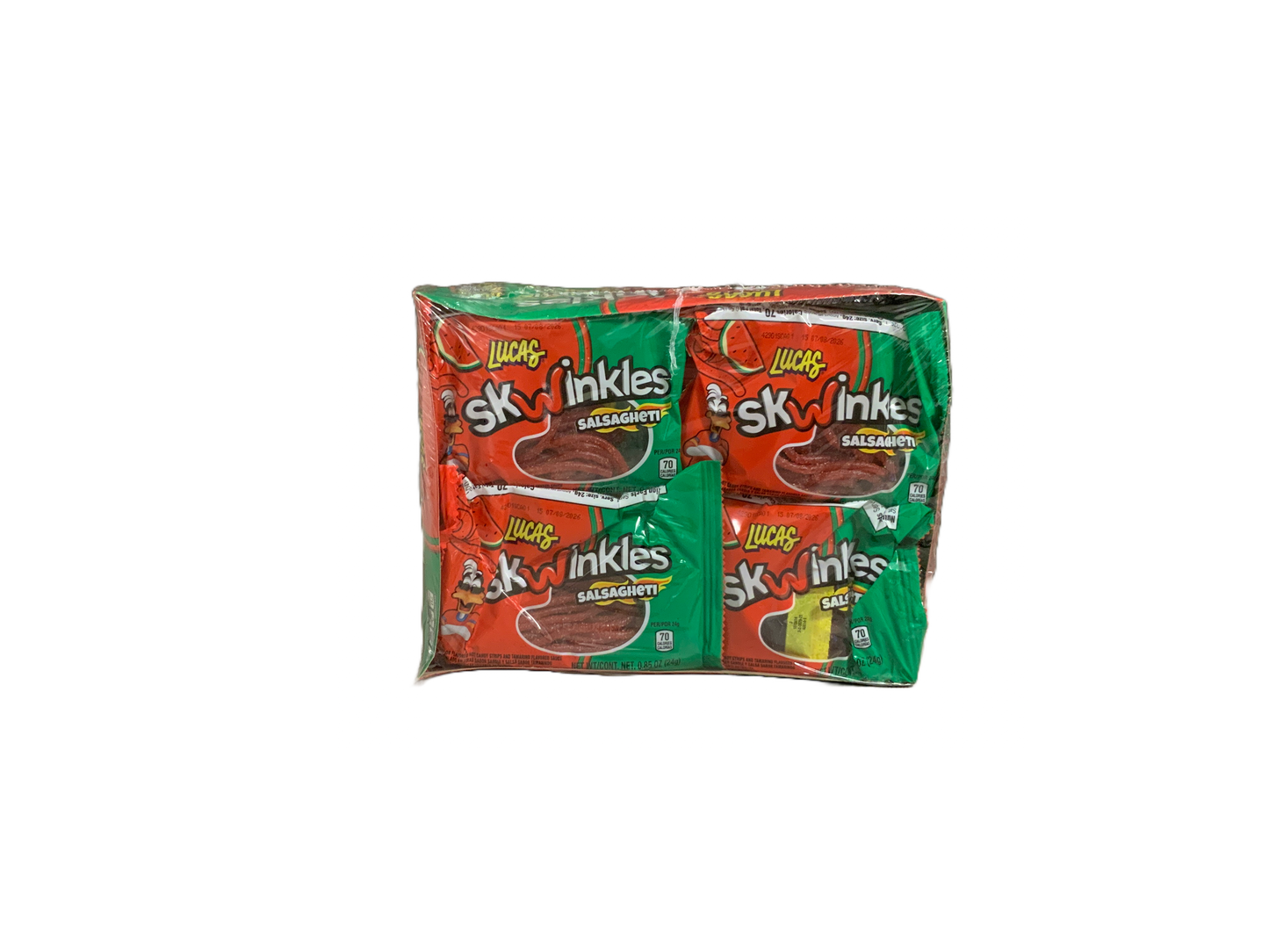 Lucas - The Original Watermelon Skwinkles Salsagheti 12 ct 0.85 oz