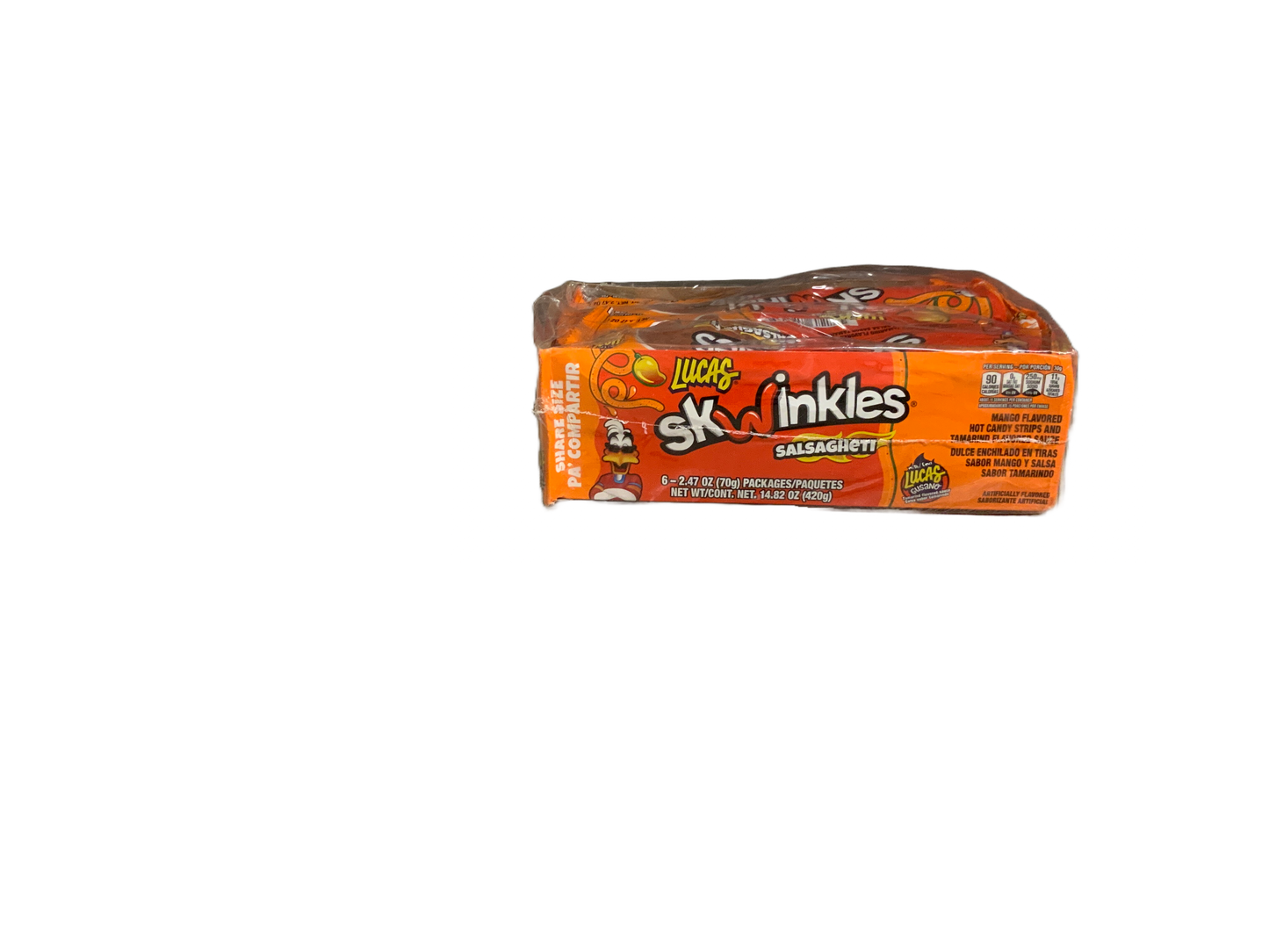 Lucas - Mango Skwinkles Share Size 6 ct 2.47oz
