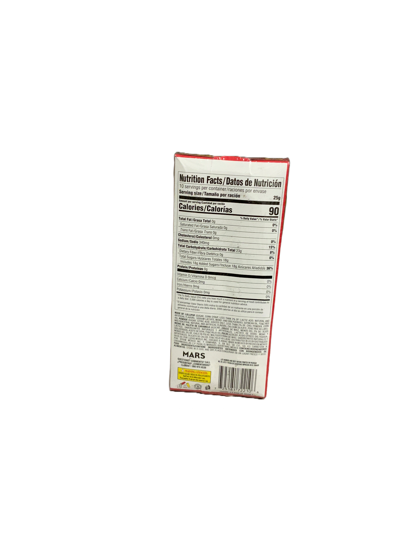 Lucas - Muecas Cereza 10 pc 250g