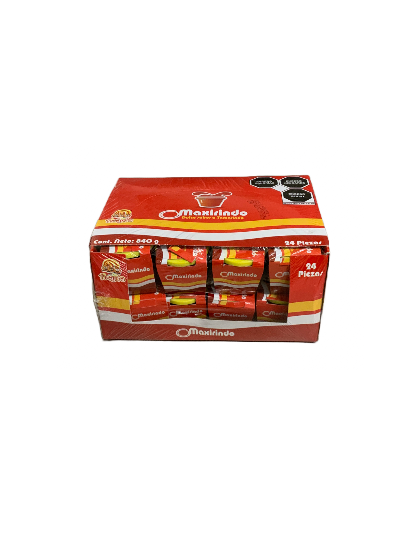 Tinajita - Maxirindo dulce Sabor Tamarindo 24 pc 840g