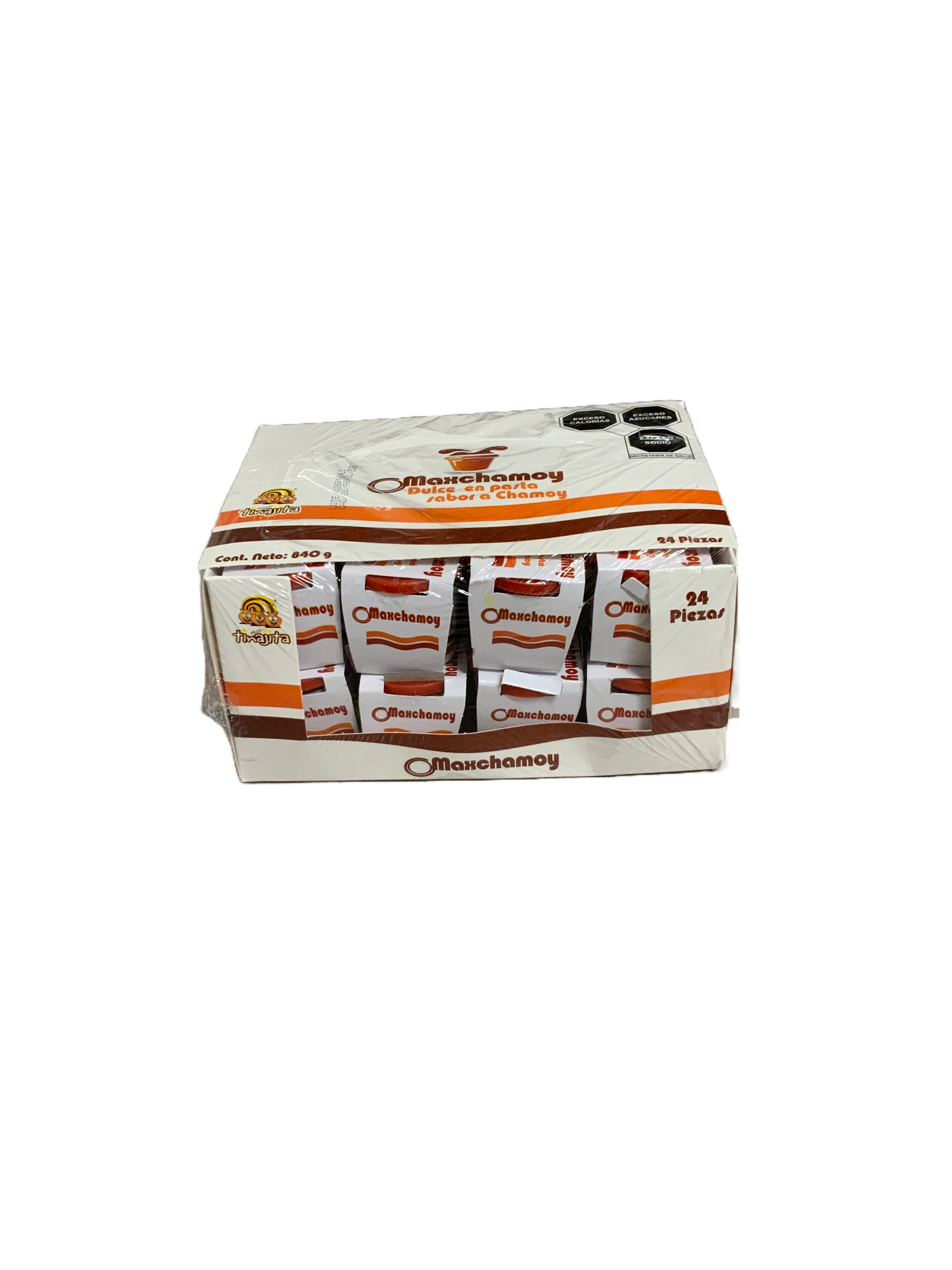 Tinajita - Maxchamoy Dulce en pasta Sabor a Chamoy 24 pc 840g