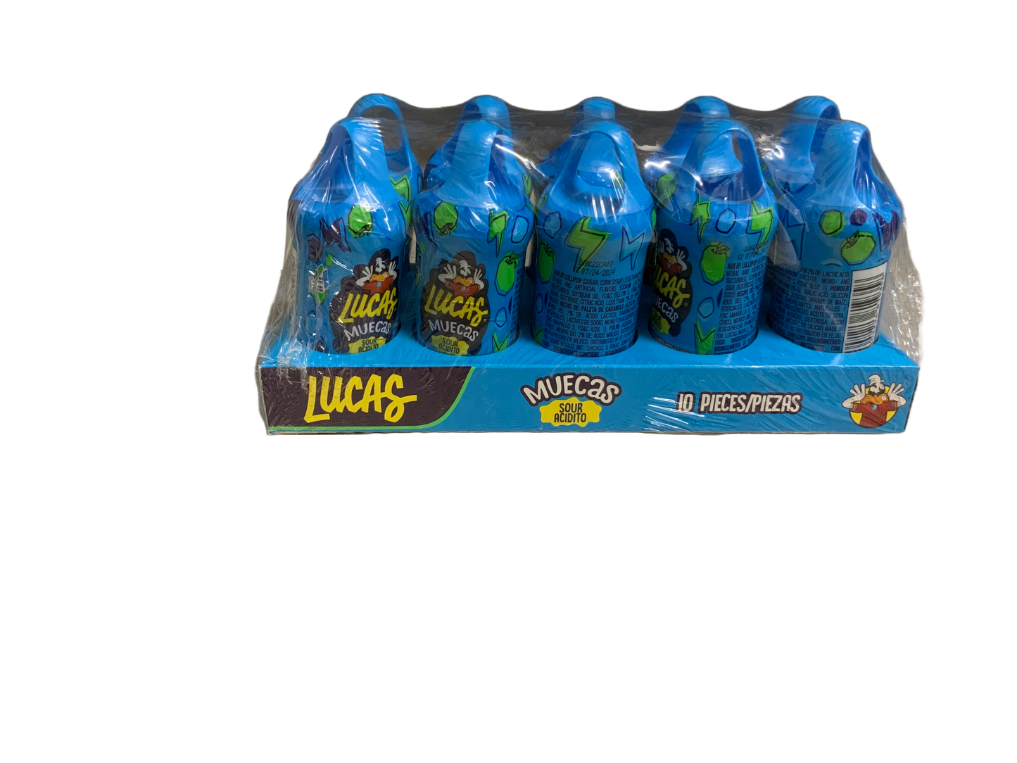 Lucas - Muecas Sour Apple 10 ct 24g