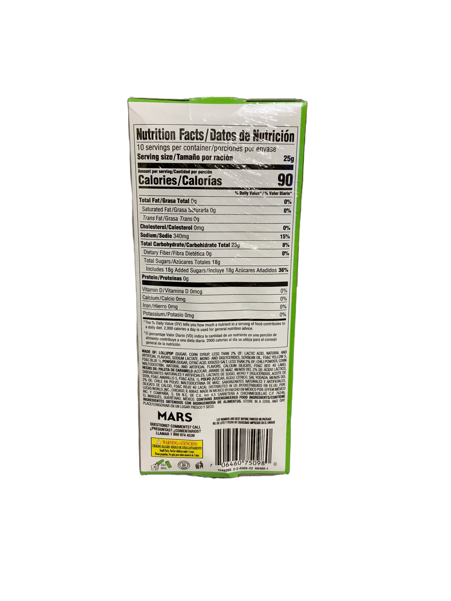 Lucas - Muecas Pepino 10 ct 25g