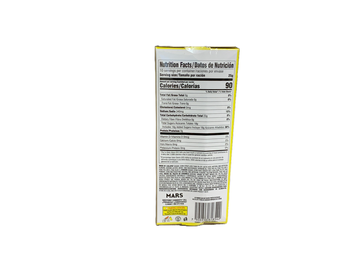 Lucas - Muecas Taraindo 10 pc 25g