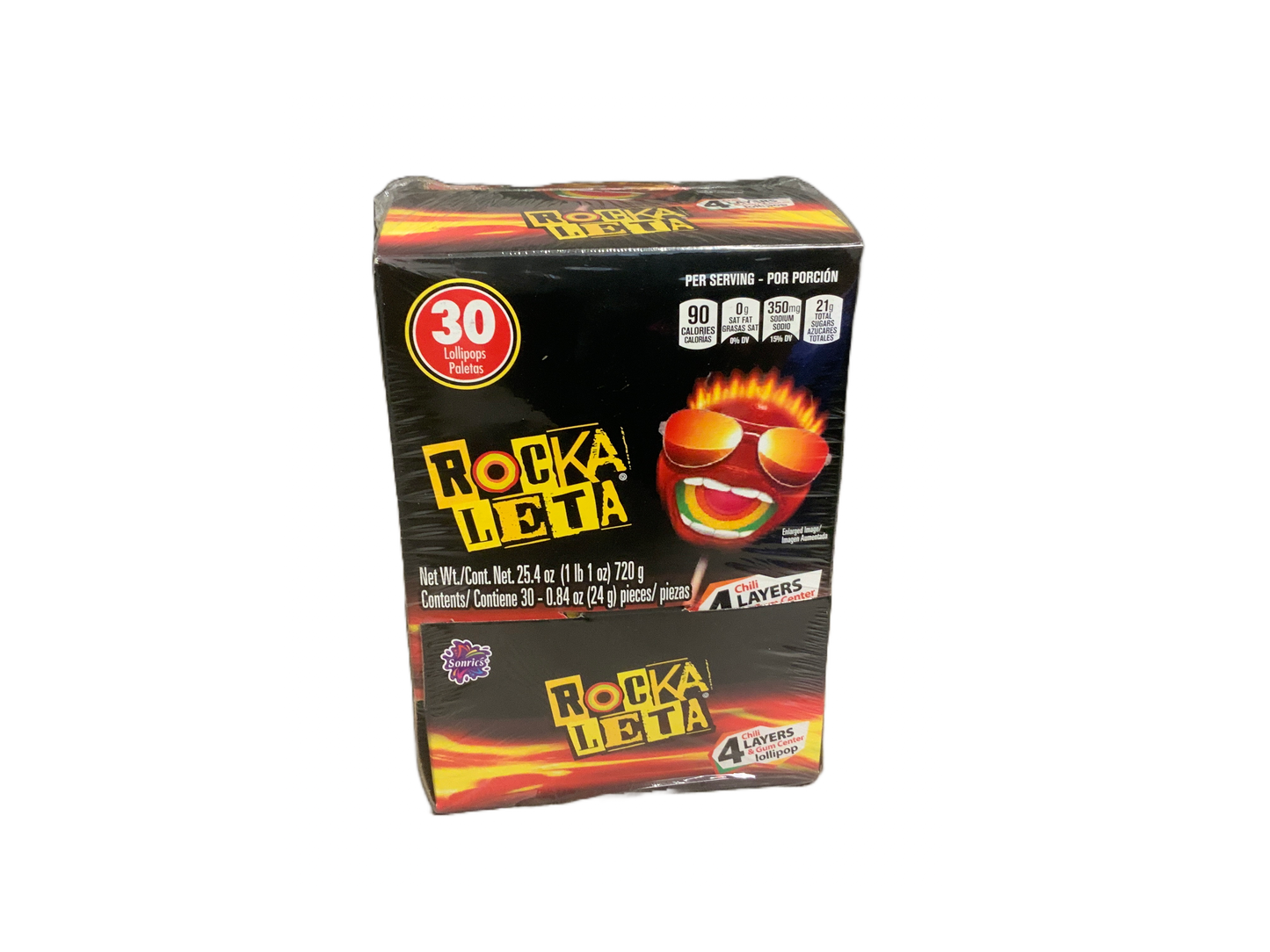 Sonrics - Rockaleta Lollipop 30ct 0.84 oz