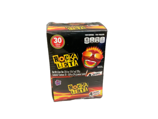 Sonrics - Rockaleta Lollipop 30ct 0.84 oz