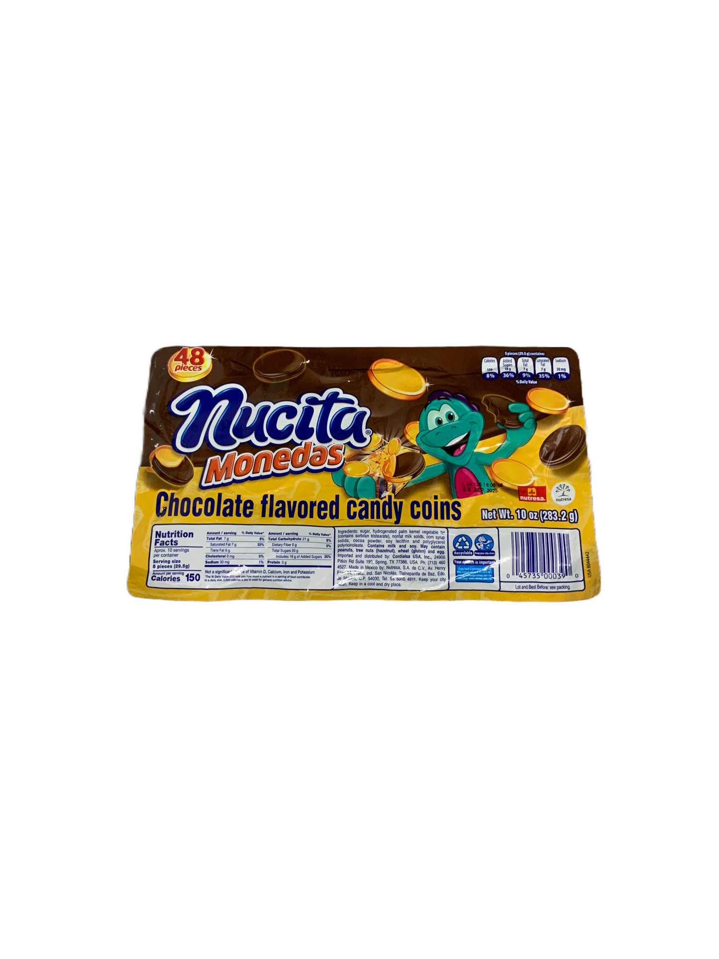 Nutrias - Nucita Monedas 48pc 283.2 g