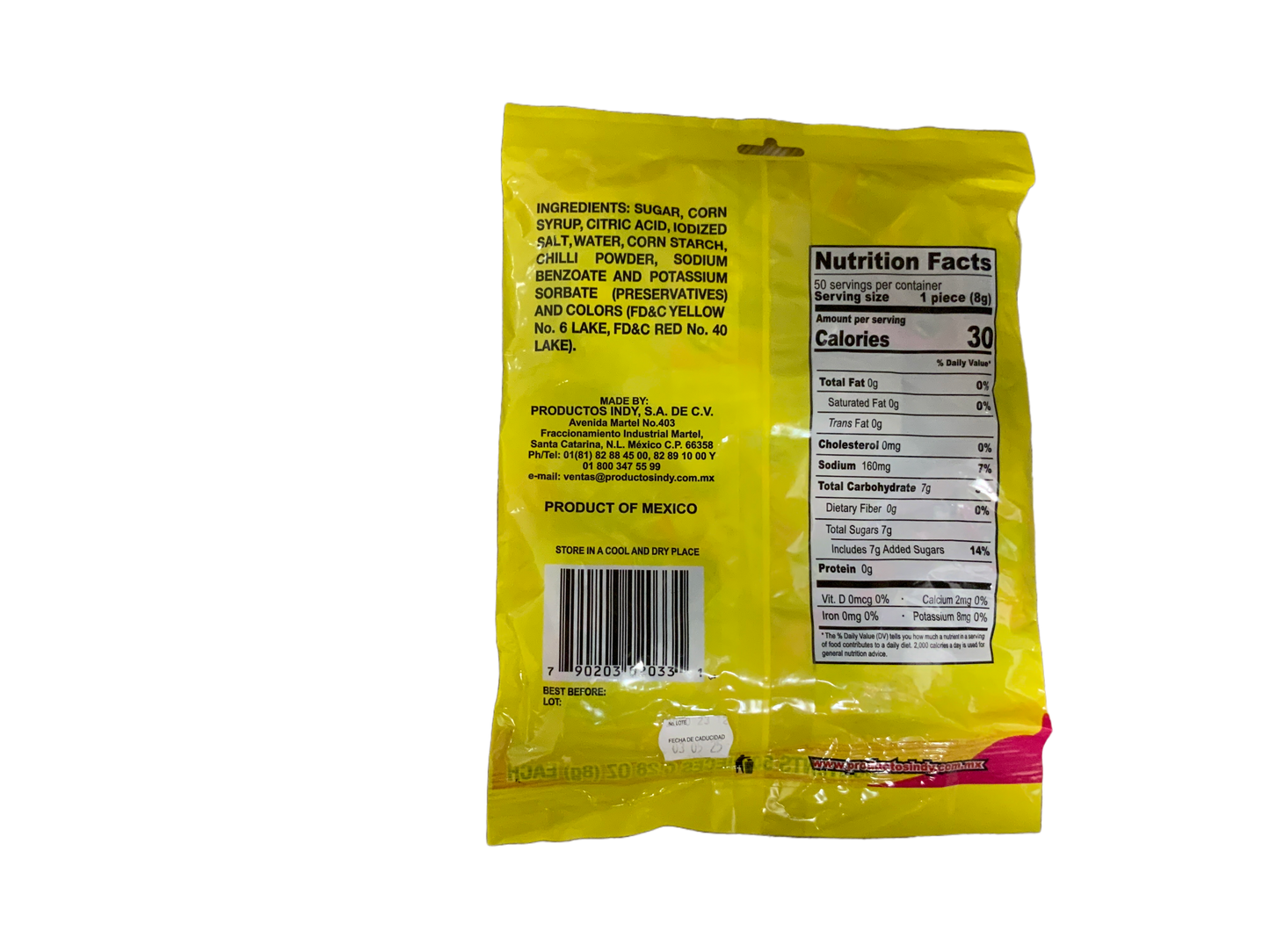 Indy - Mini Dedos 50pc 400g
