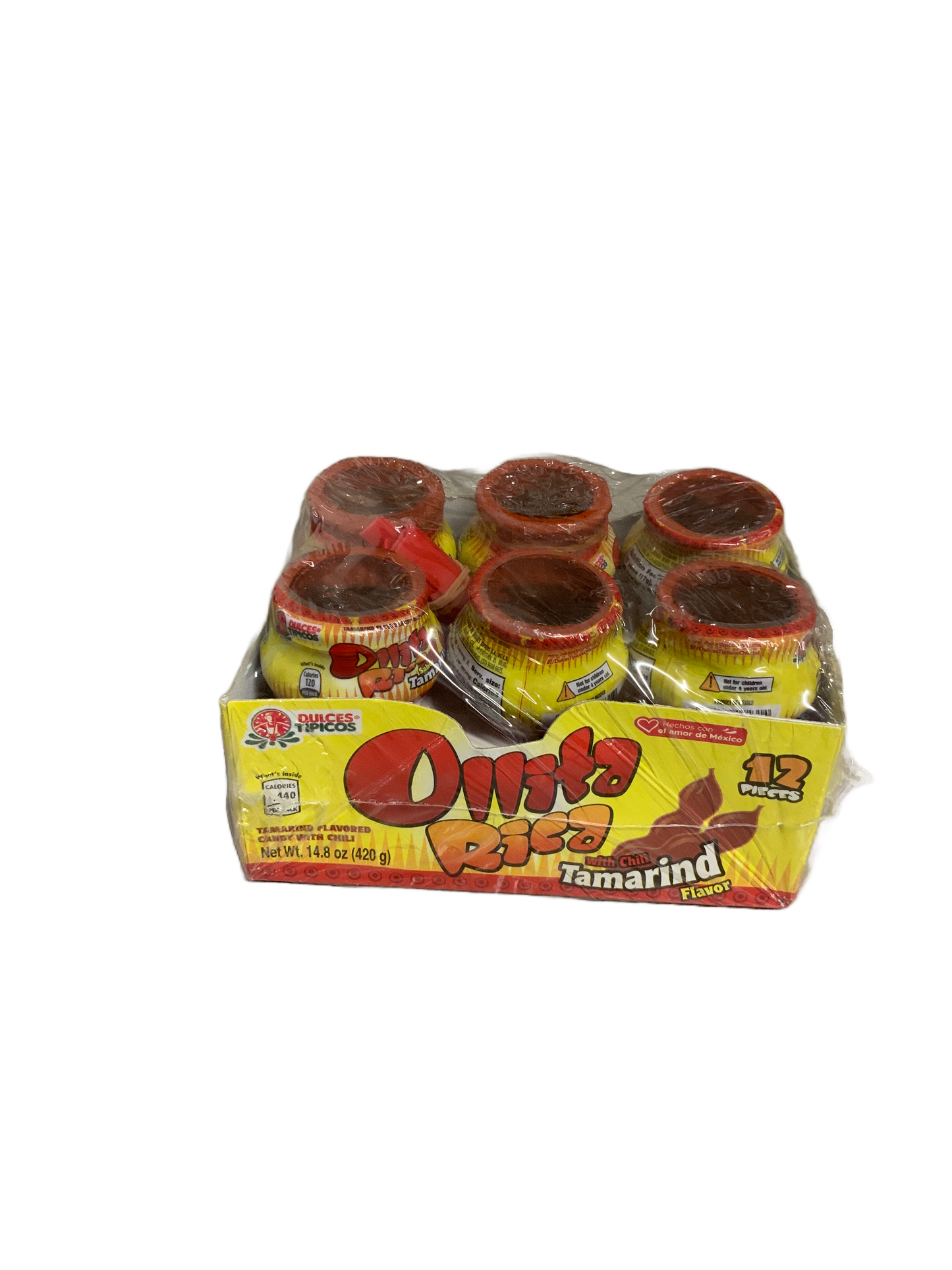 Dulces Tipicos - Ollitas Rica with Chili 12 pc 420g