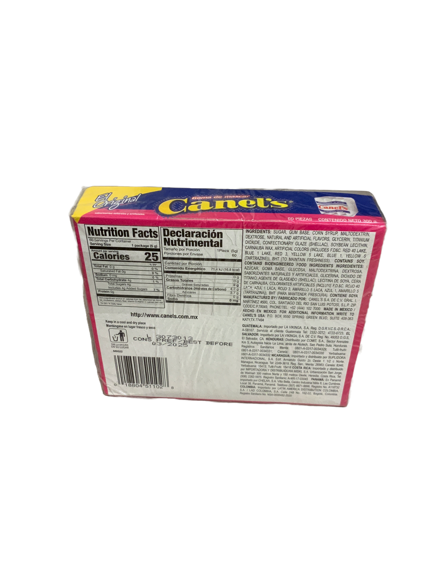 Canel’s - El Original Chewing Gum 60ct 300g