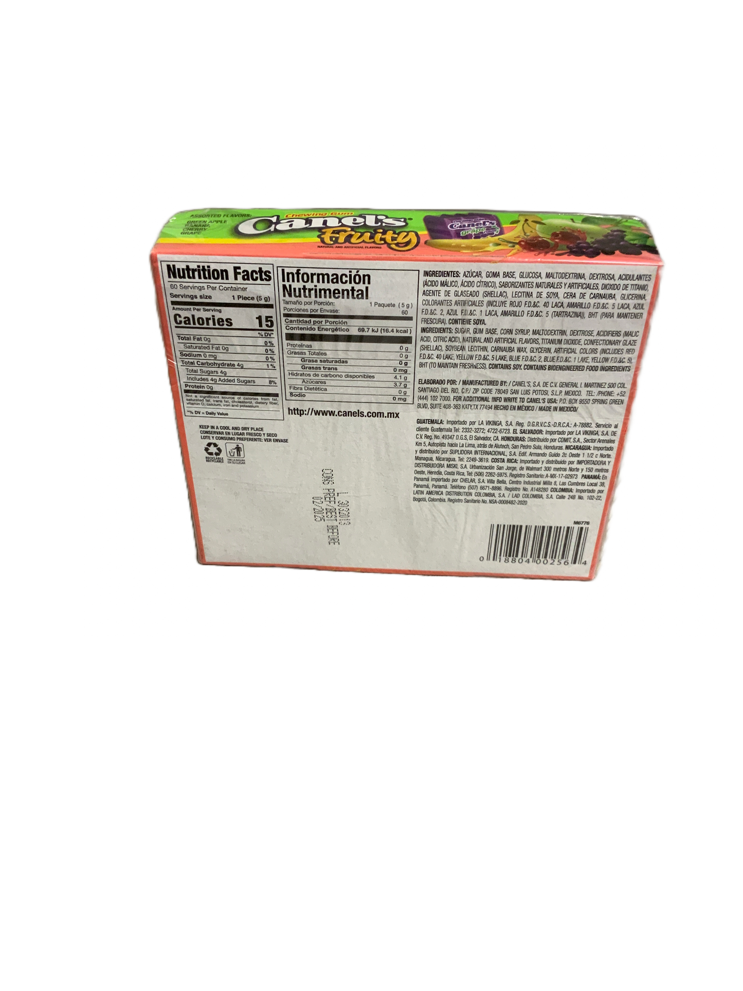 Canel’s - Fruity Chewing Gum 60 ct 10.58 oz