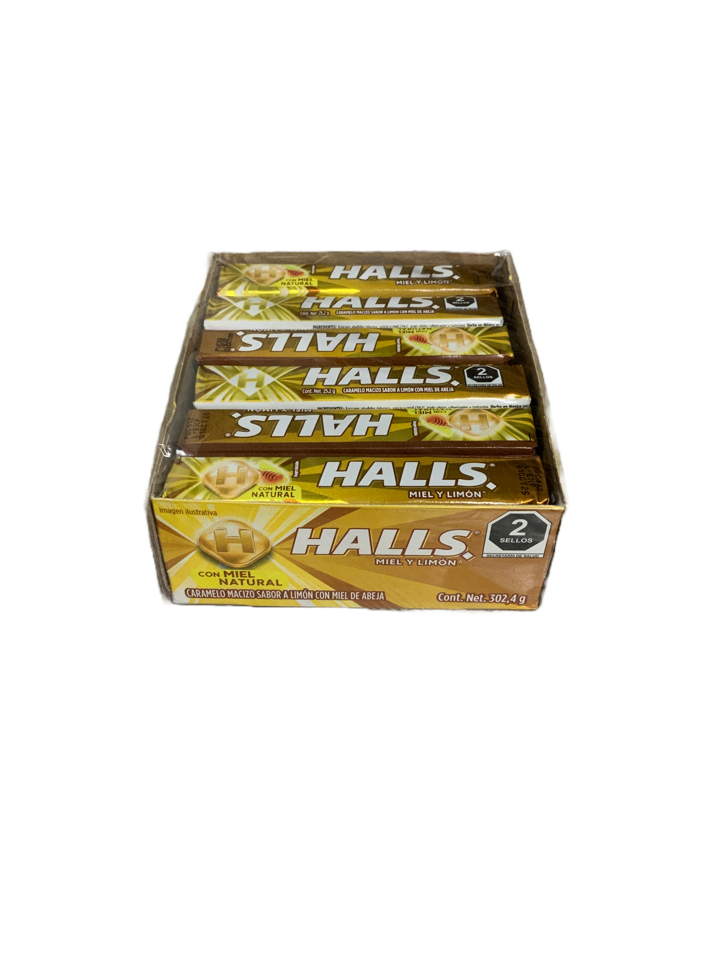Halls - Miel y Limon 12 pk 302.4 g