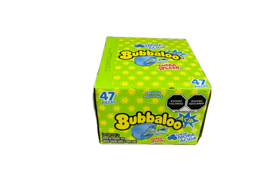 Bubbaloo - Sabor Mora Acida 47pc 239.7g