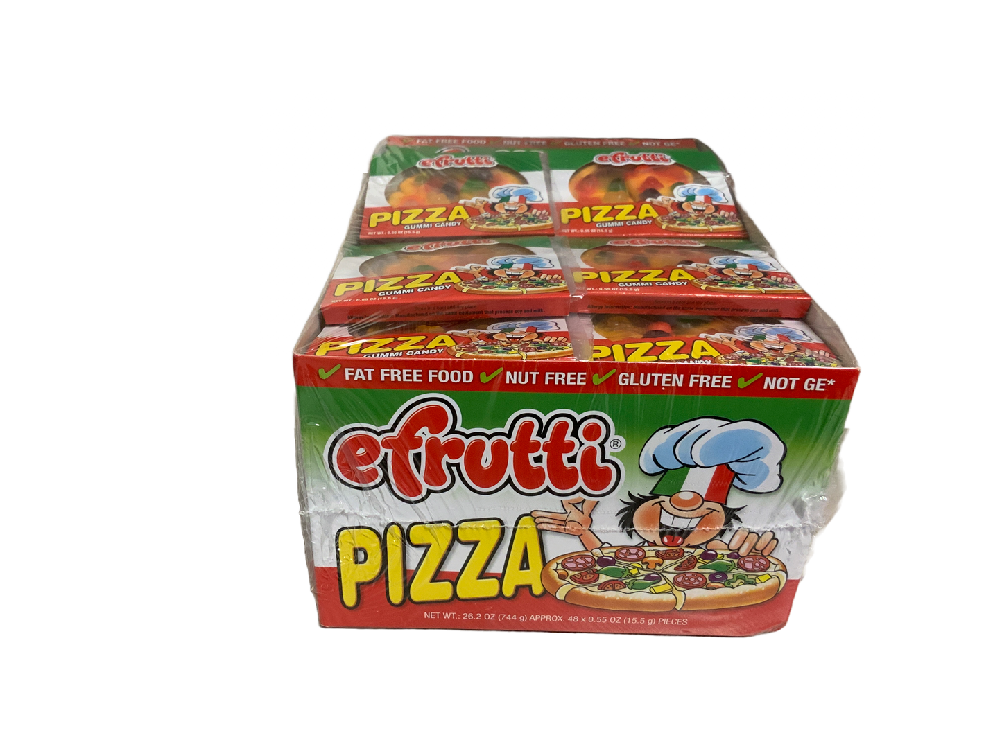 Efrutti - Pizza Gummi Candy 48ct 744g