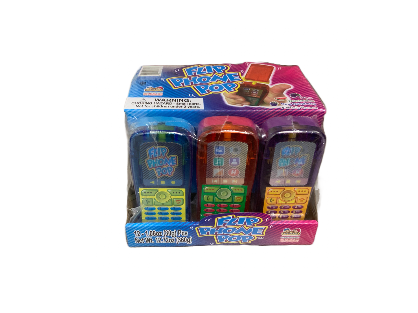 Kids Mania - Flip Phone Pop 12ct 360g