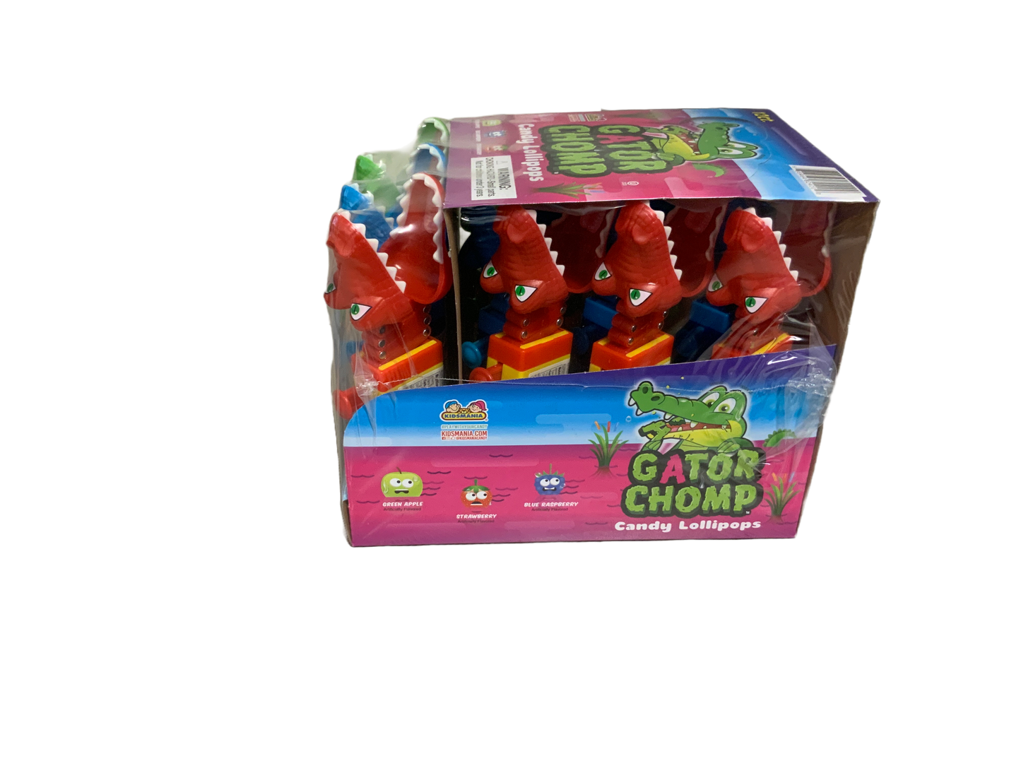 Kids Mania - Gator Chomp Candy Lollipops 12ct 204g